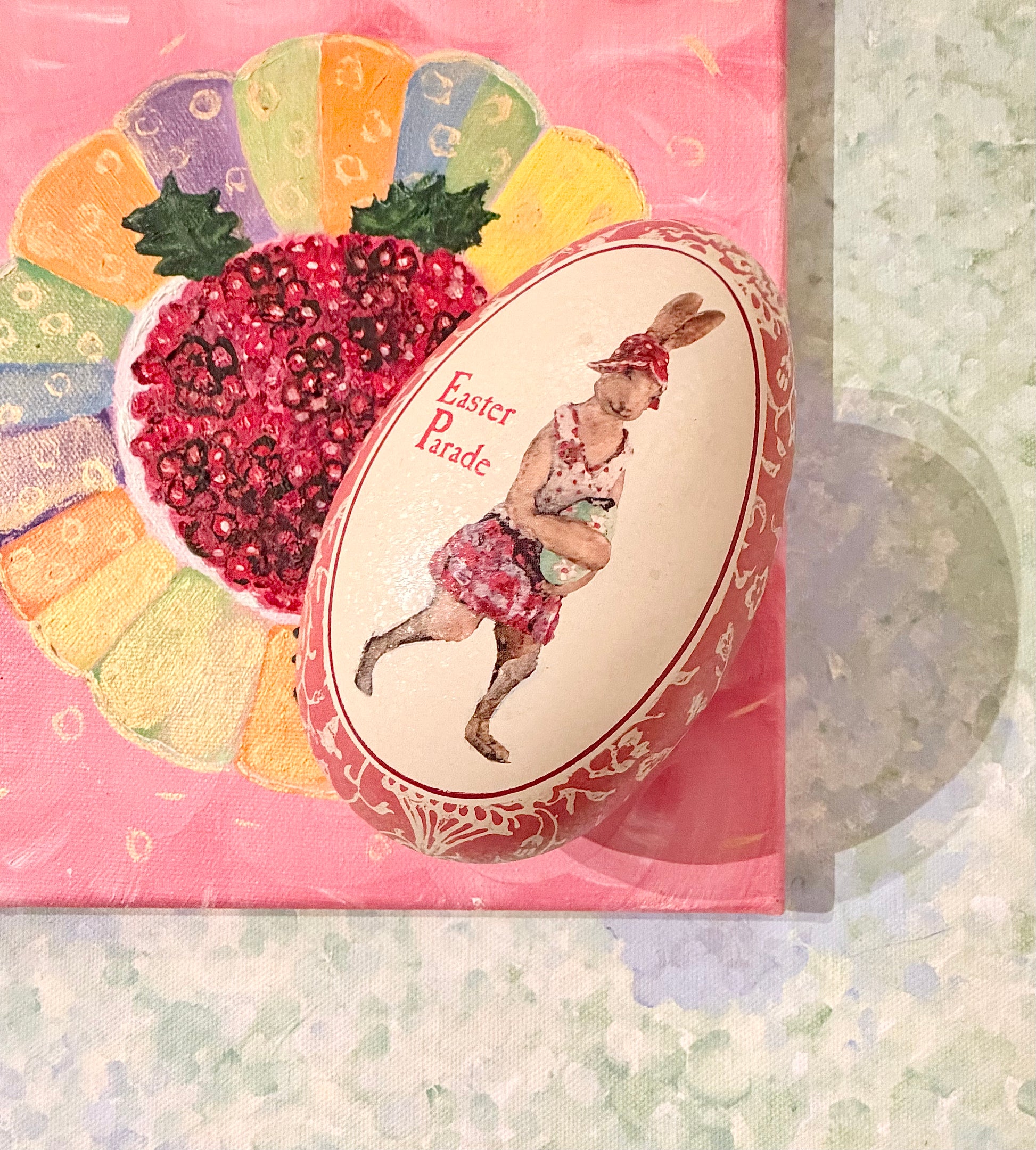 Large Easter Metal Egg - 2006