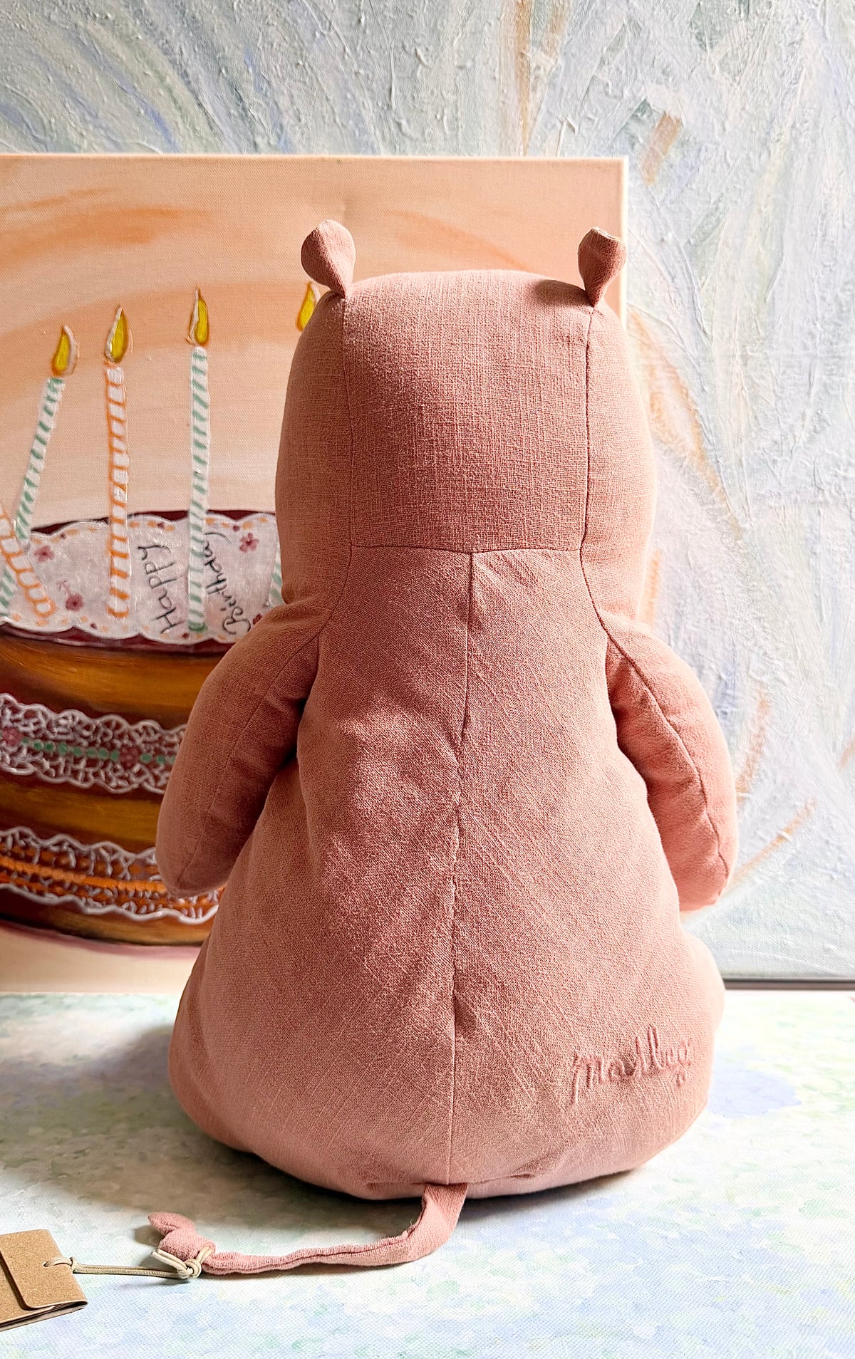 Safari Friends: Large Hippo (Dusty Rose) - 2019