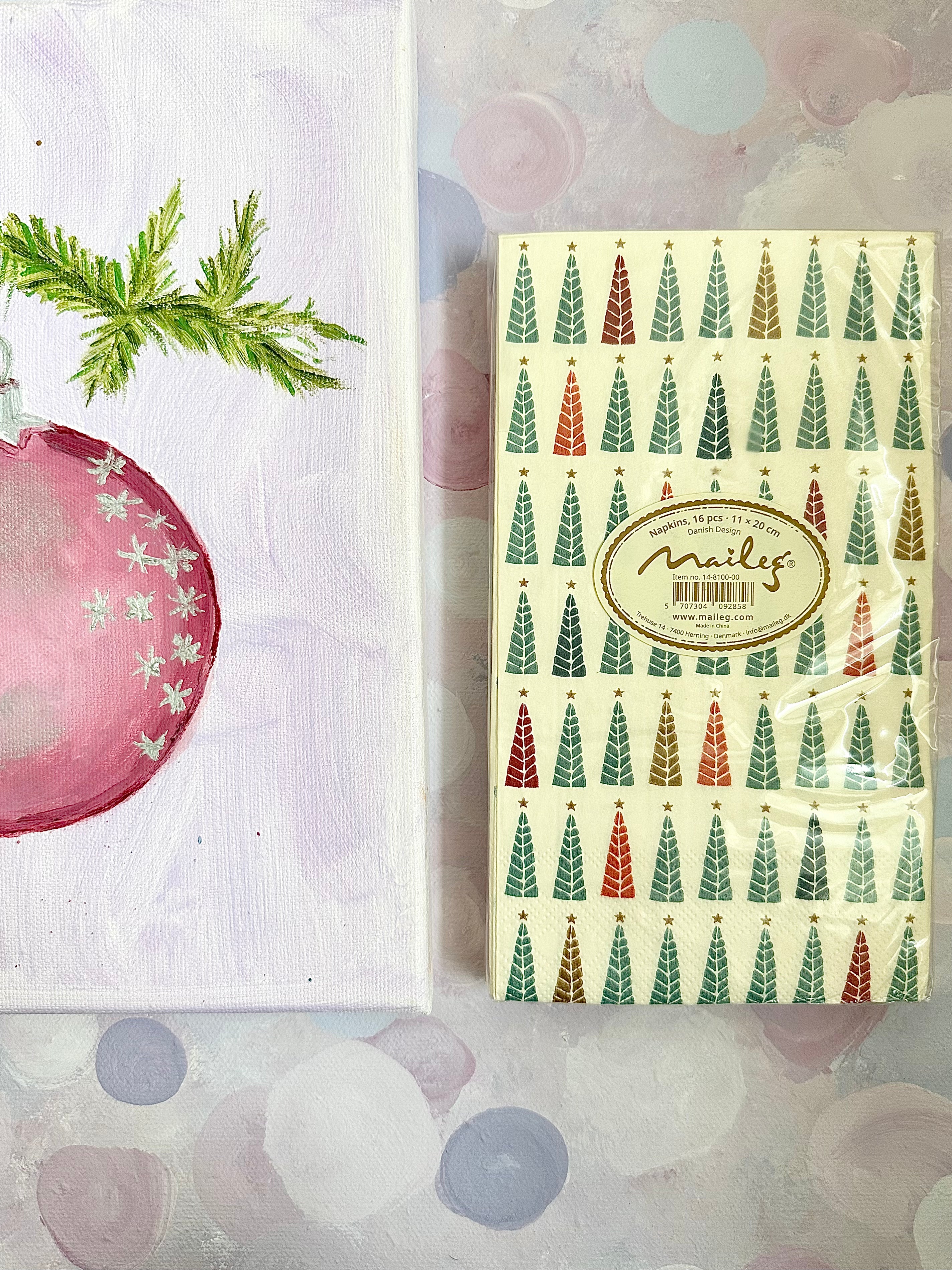 Christmas Napkins: “Trees” - 2017