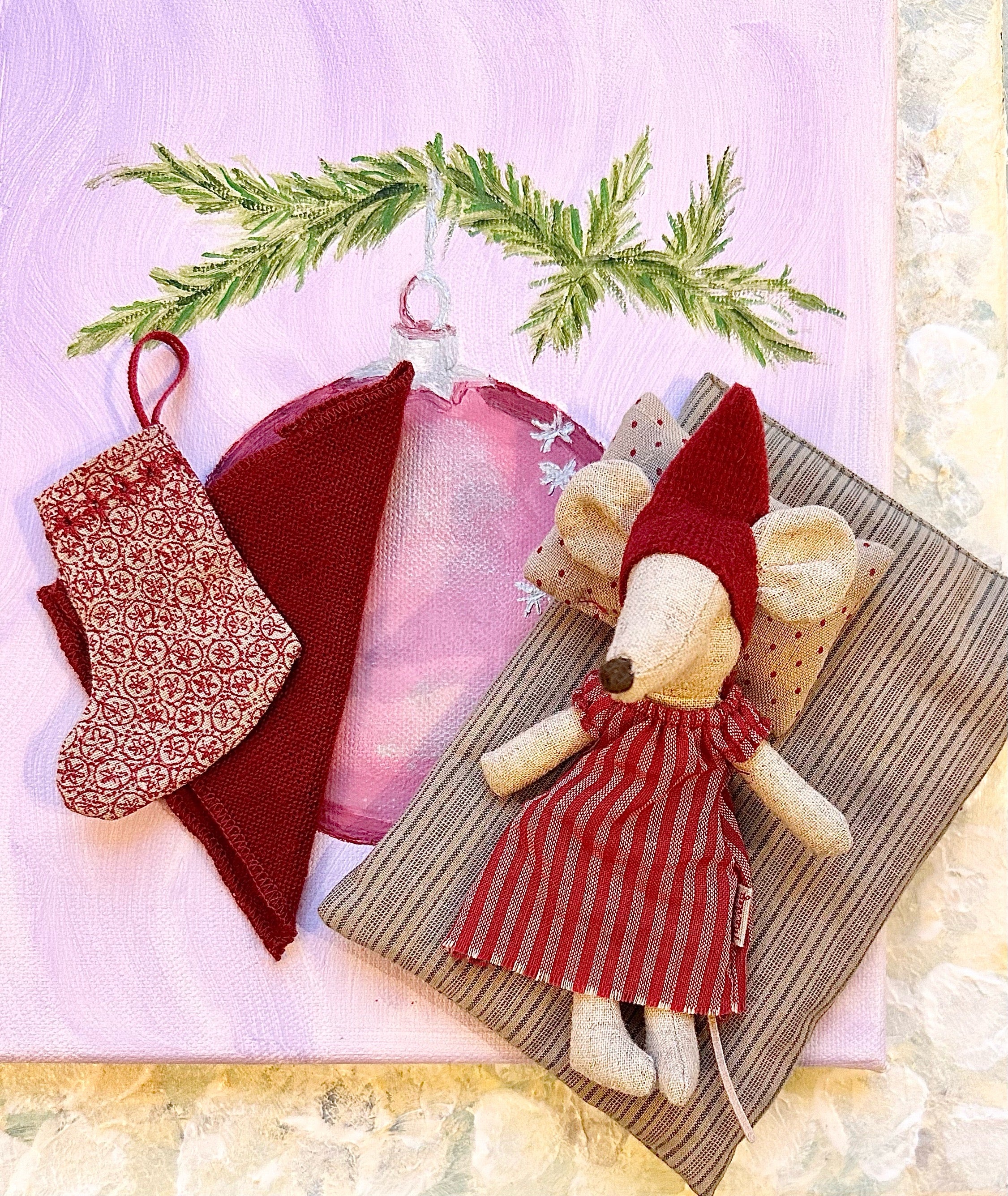 Christmas Big Sister in Bookcase - 2018