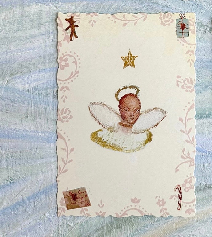 Christmas Card or Set ”Angels” - 2005