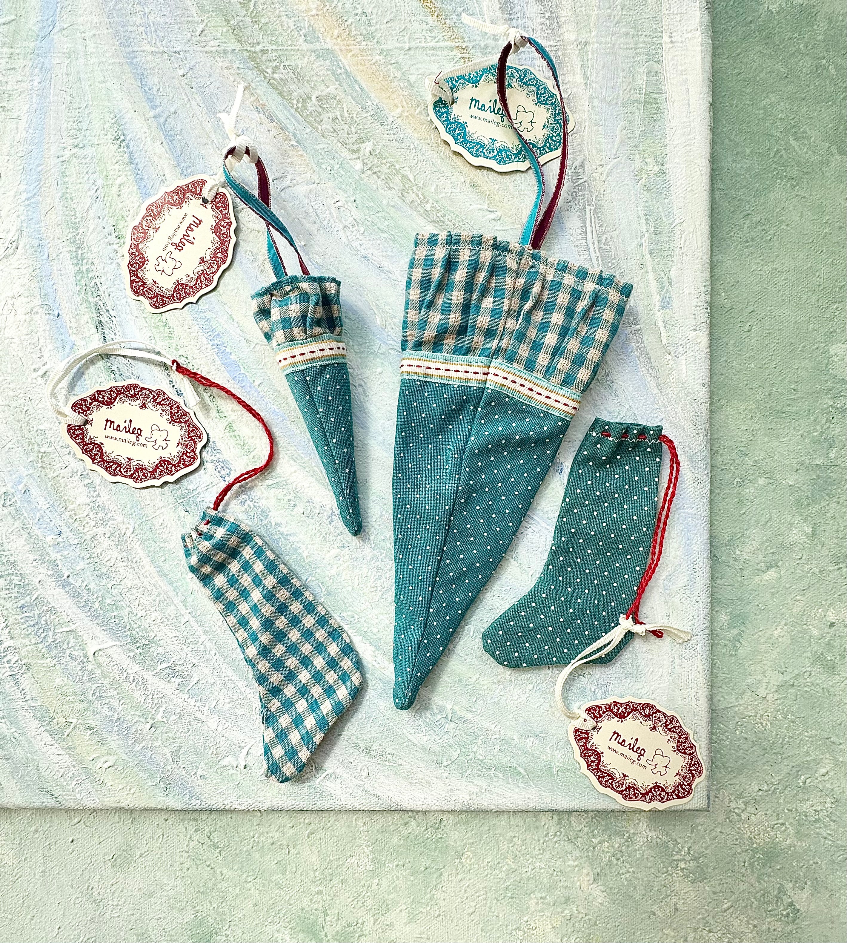 Christmas Ornament Mini Stocking - 2008