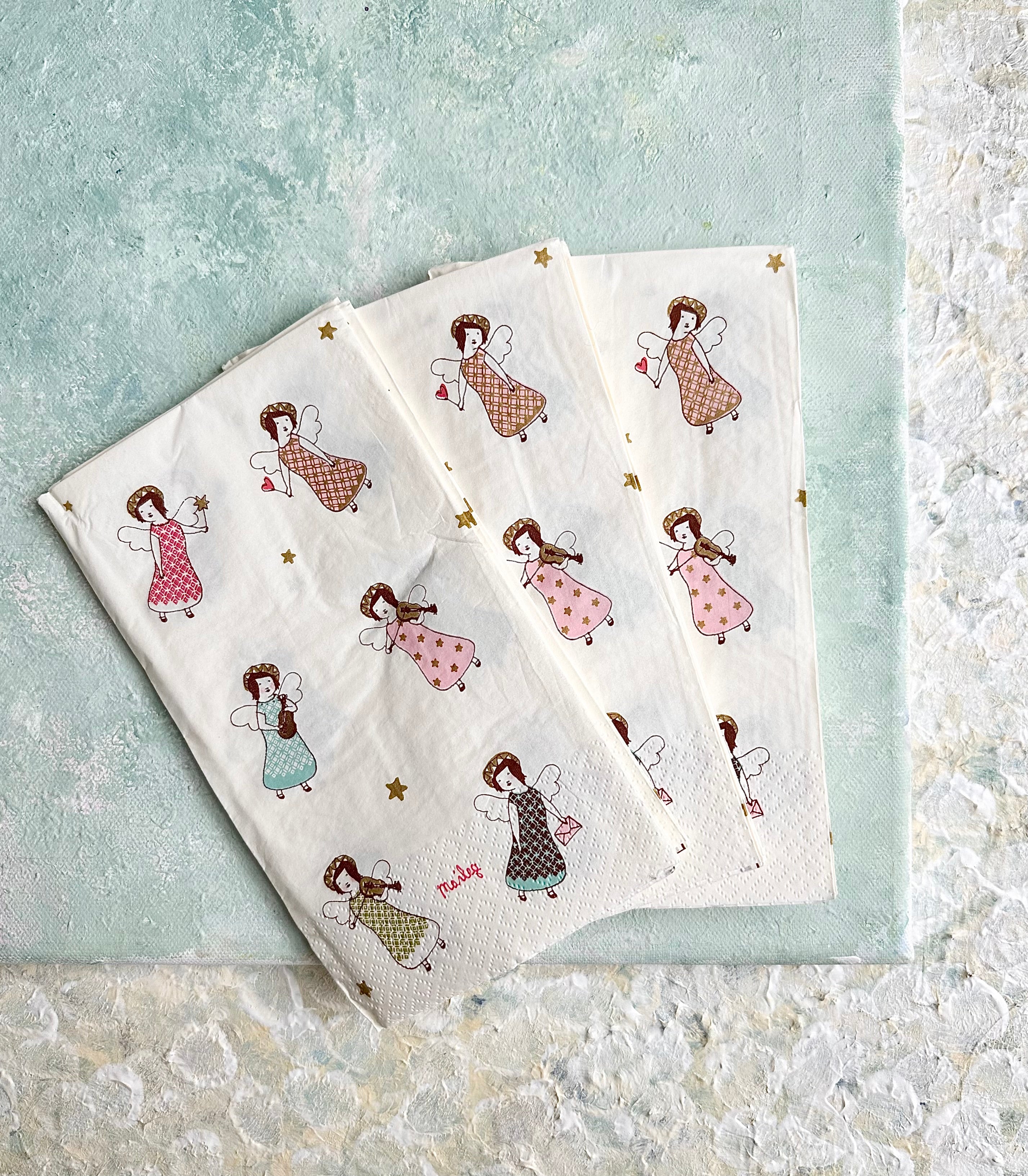 Christmas Napkins: “Angels” - 2010