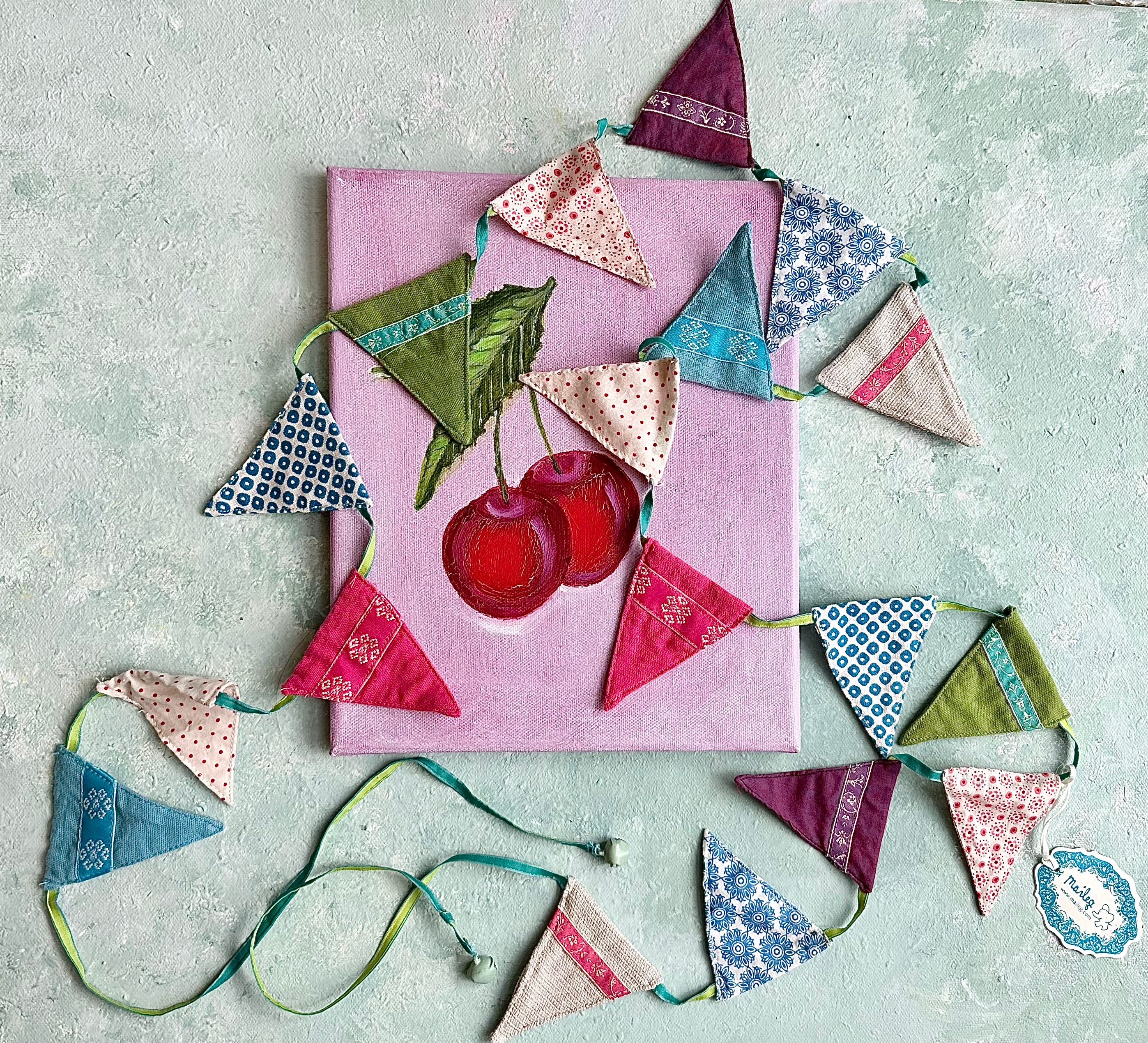 Triangel Garland in Tin - 2009