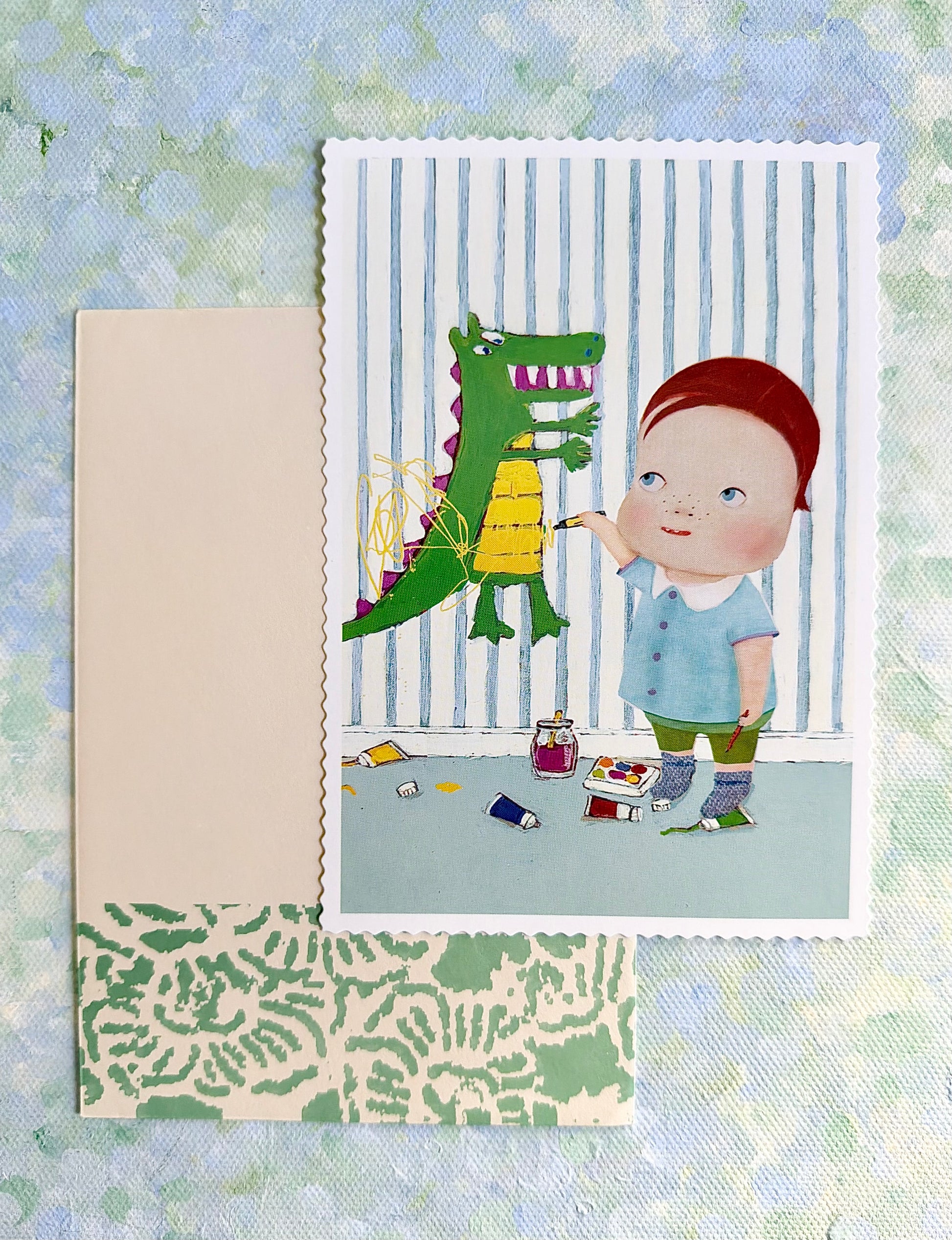 Card ”Boy Drawing” - 2008