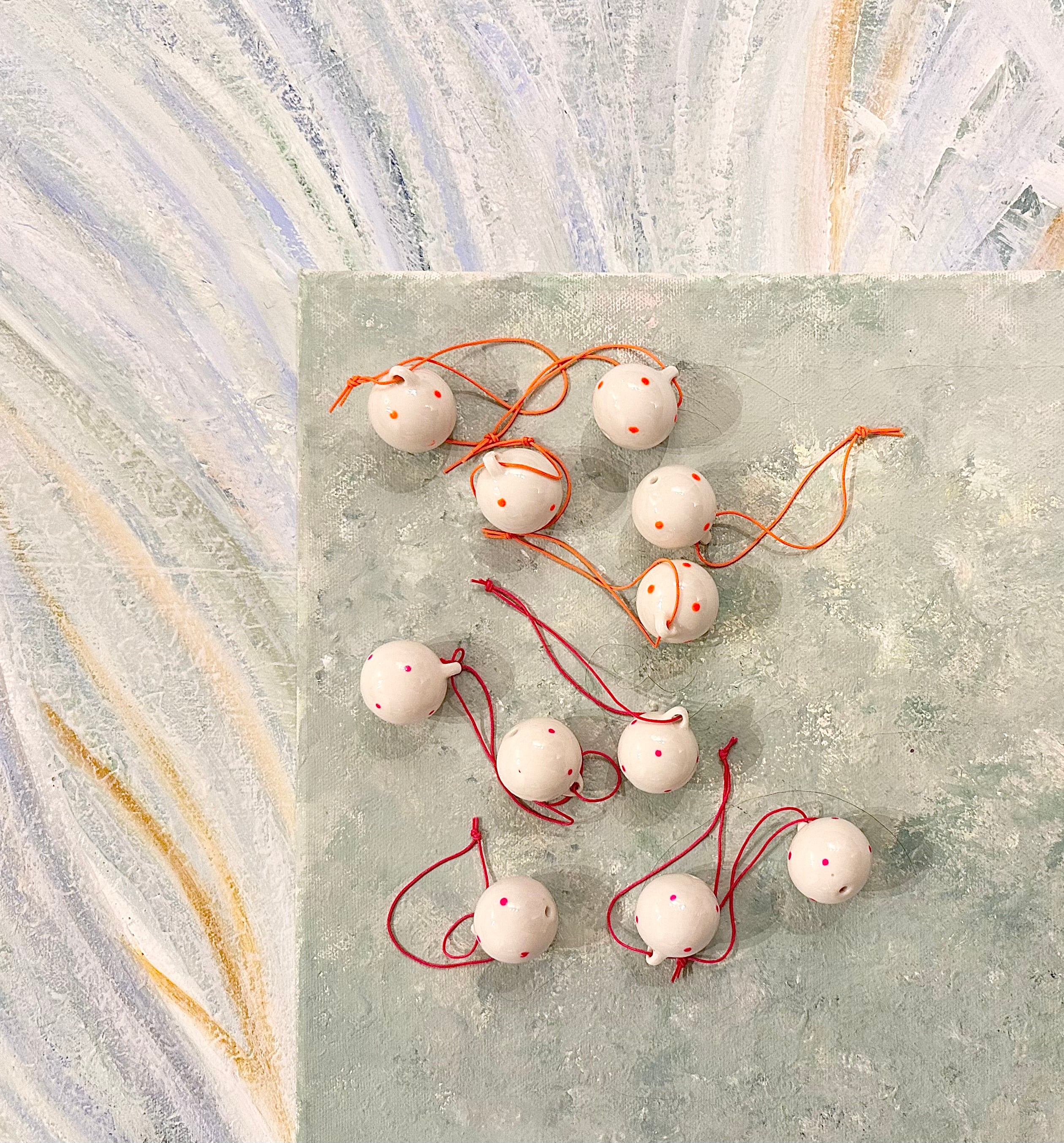 Porcelain Baubles - 2014