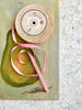 Patterned Flower Ribbon Large Roll - 2010