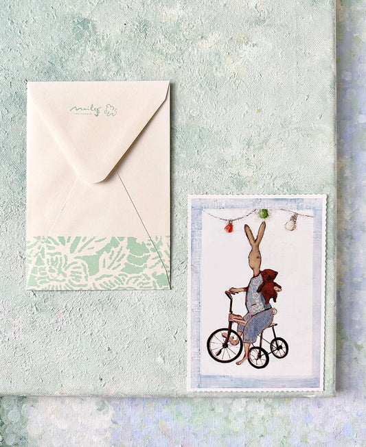 Card “Rabbit Boy on Bike” - 2008