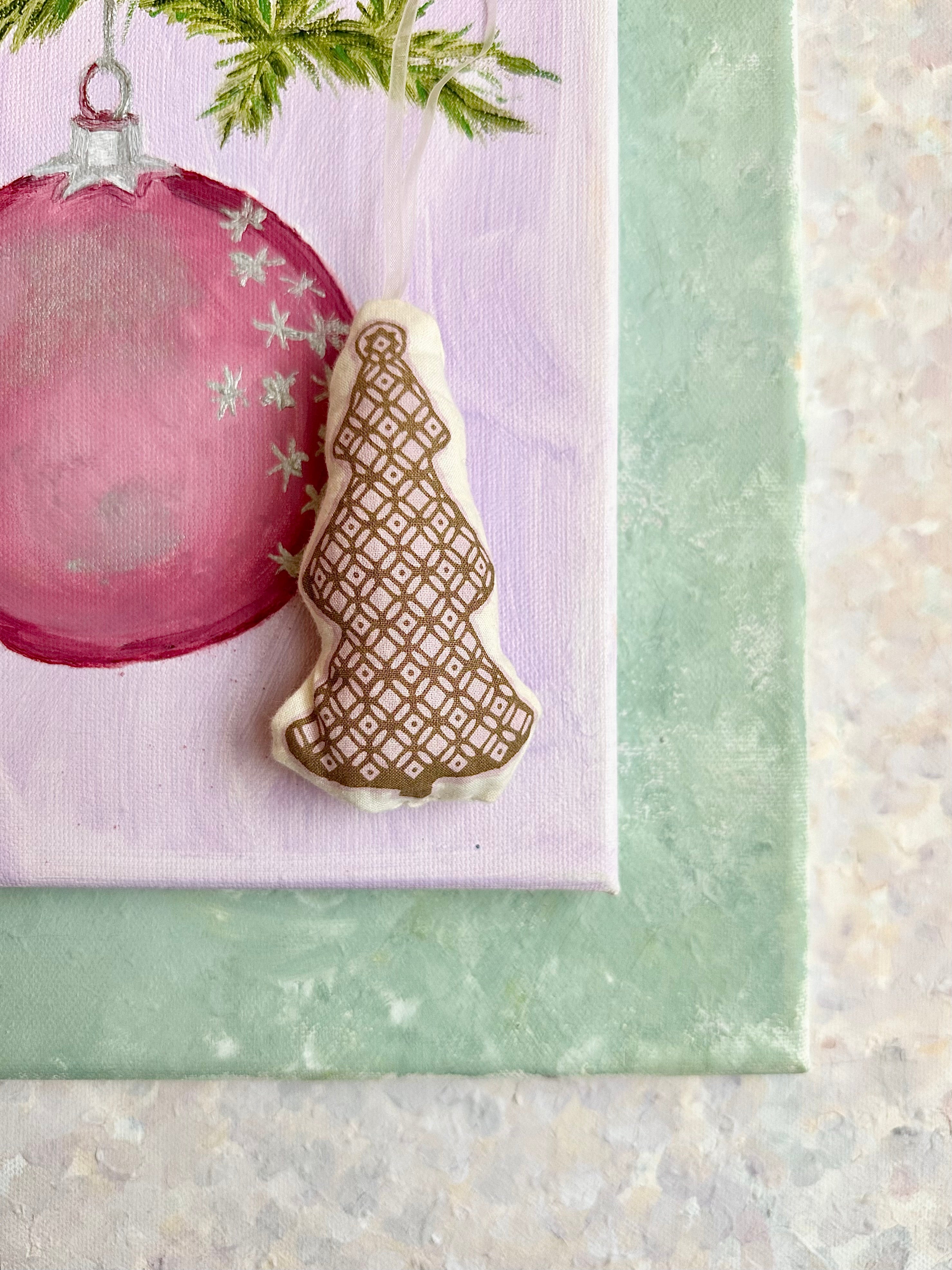 Printed Christmas Tree Ornament - 2010