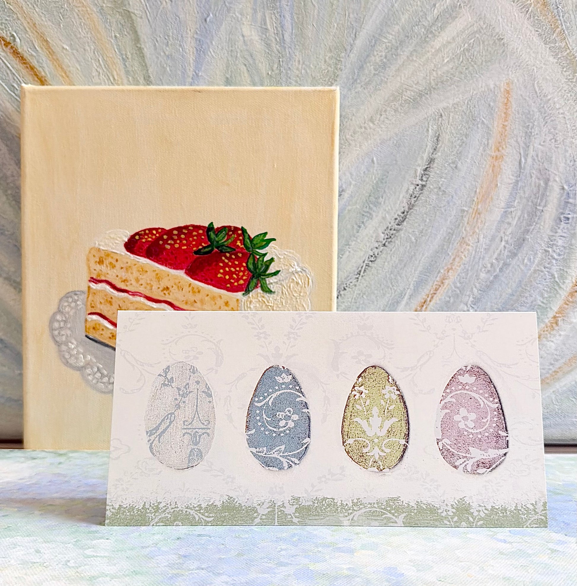 Double Easter Card ”Eggs” - 2002