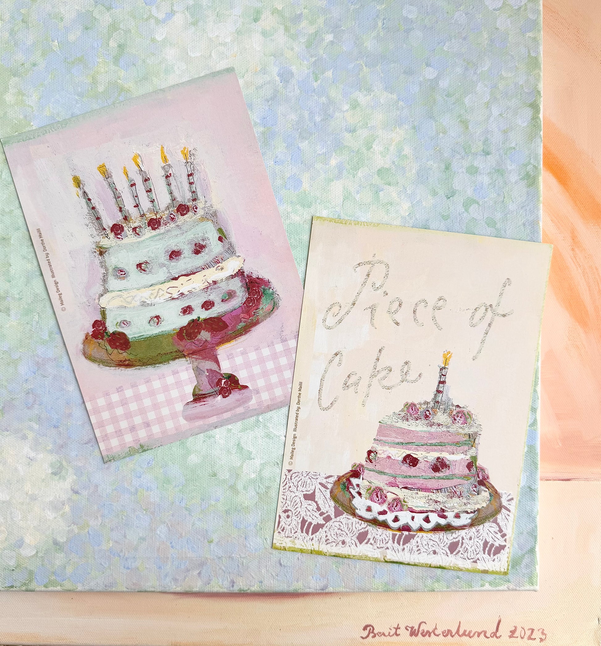 Birthday Card ”Cake” - 2001