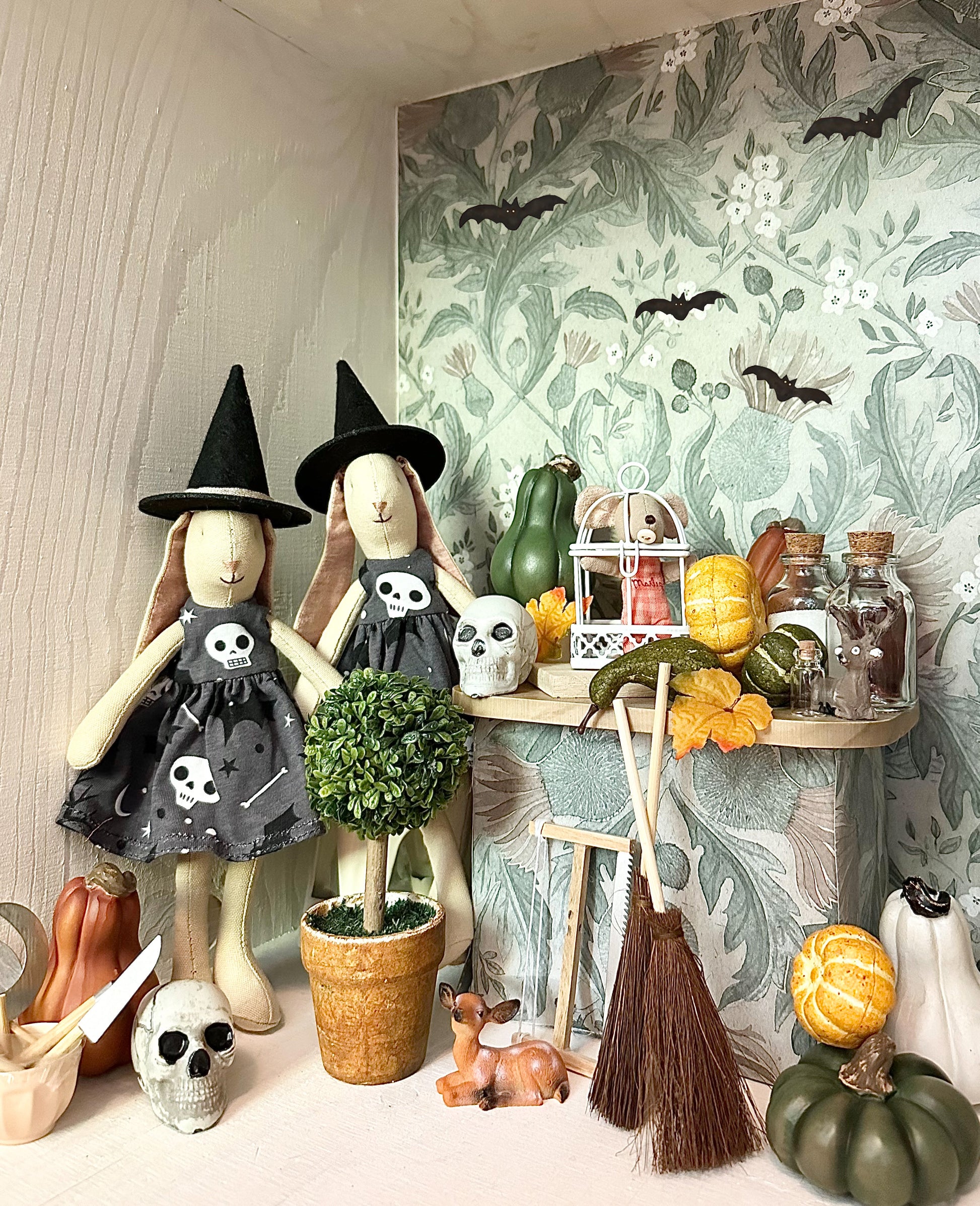 Halloween Glass Bottles