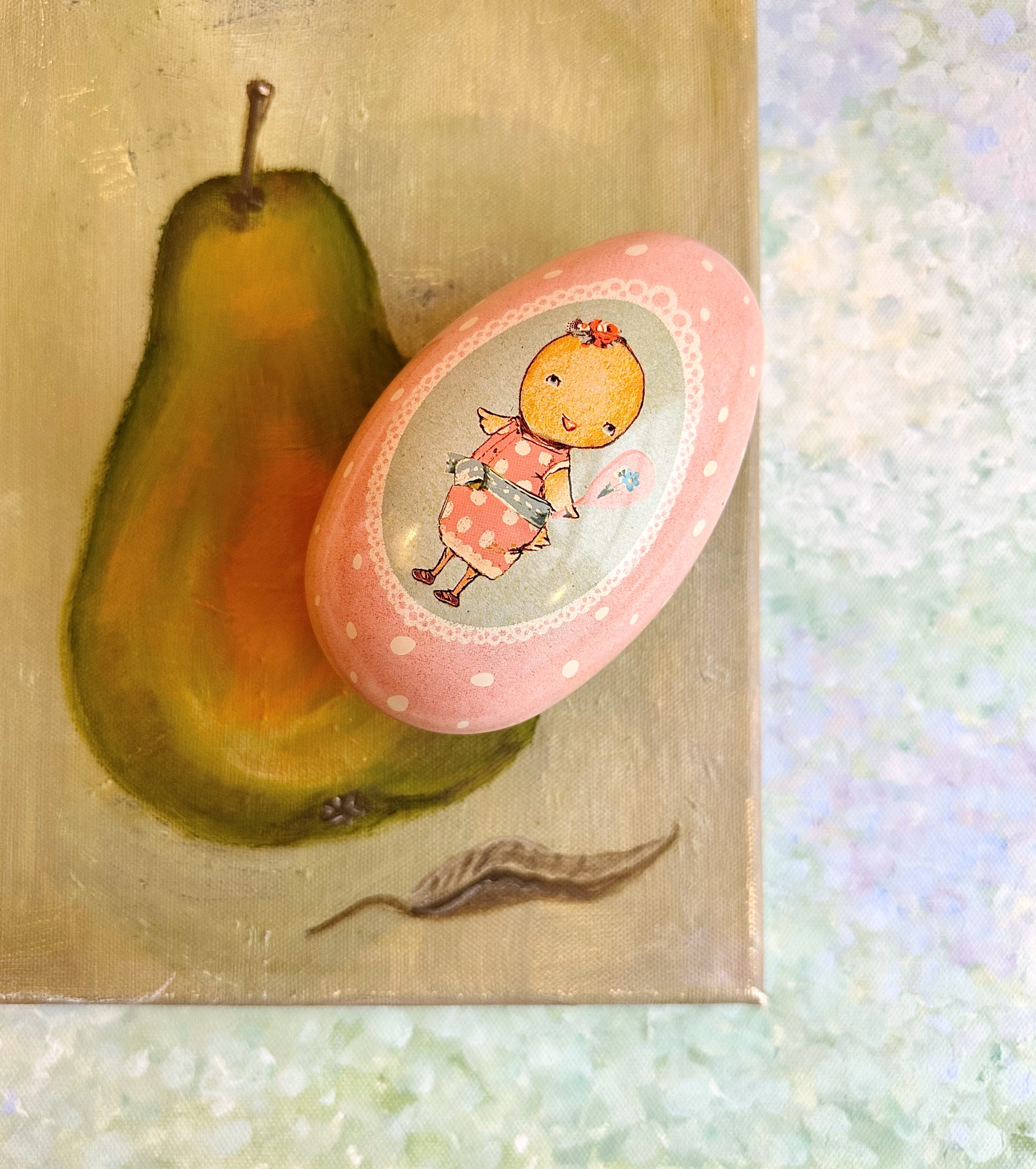 Large Easter Metal Egg - 2014