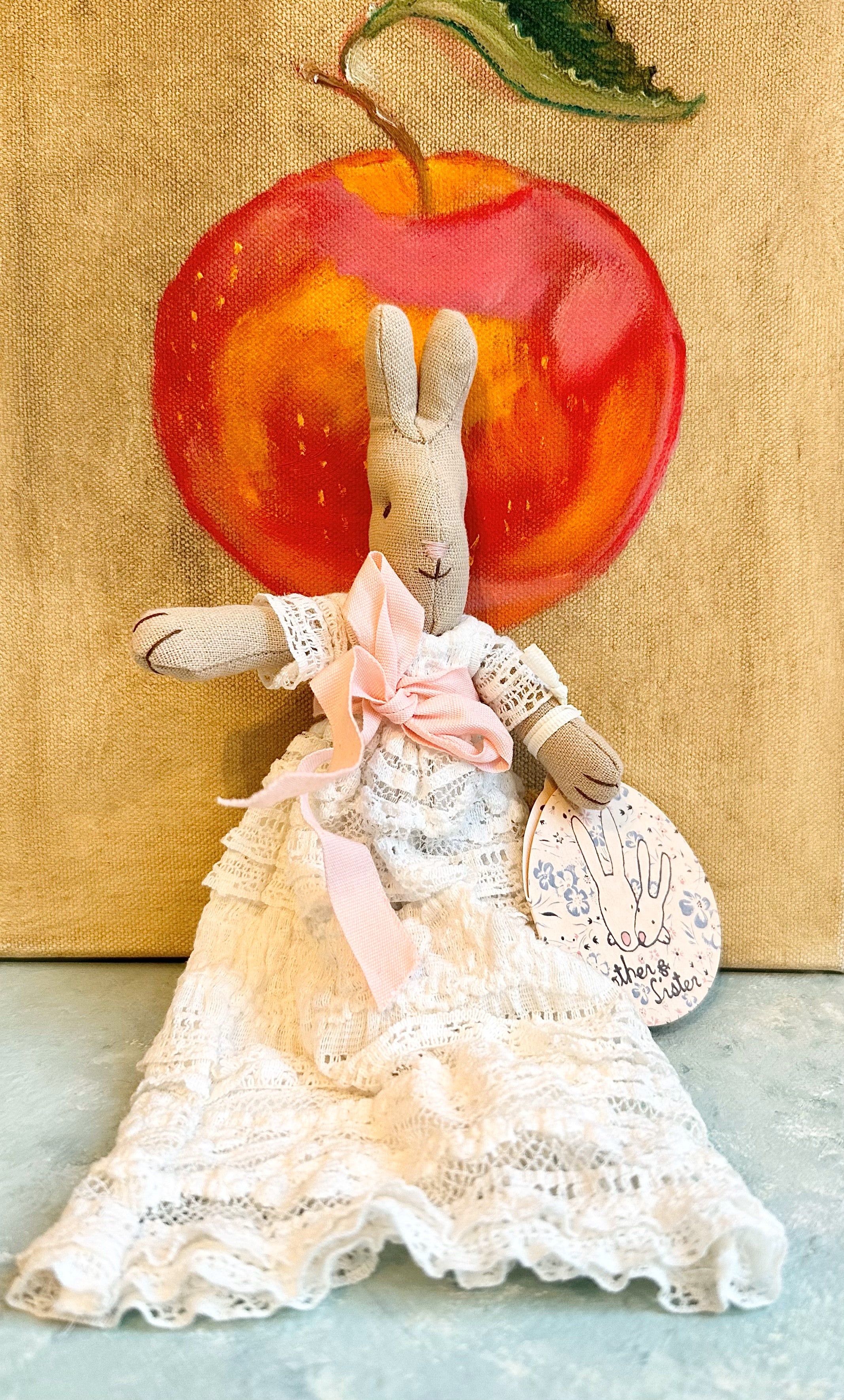 Baby Rabbit in Christening Robe - 2012