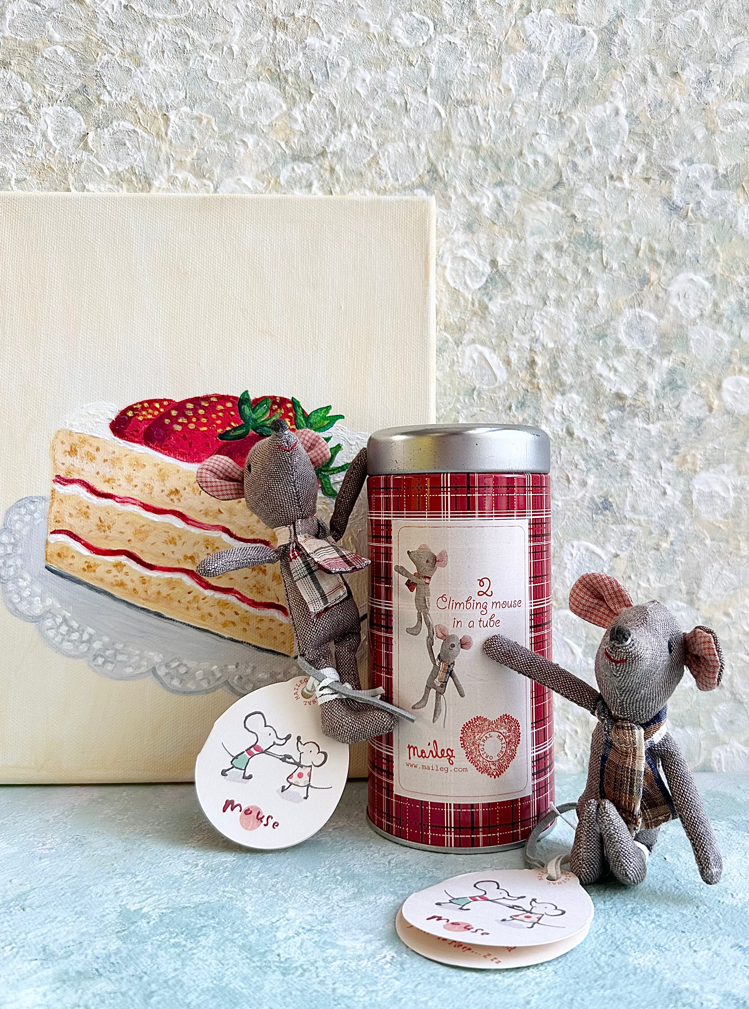 Two Climbing Mice in Tin - 2012