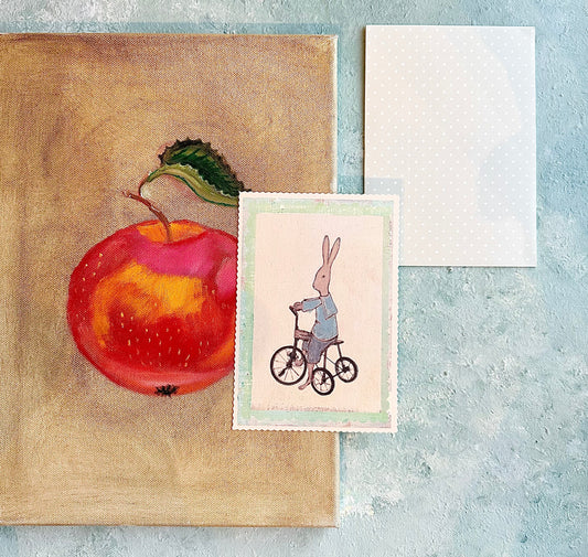 Card “Rabbit on Bike” - 2010