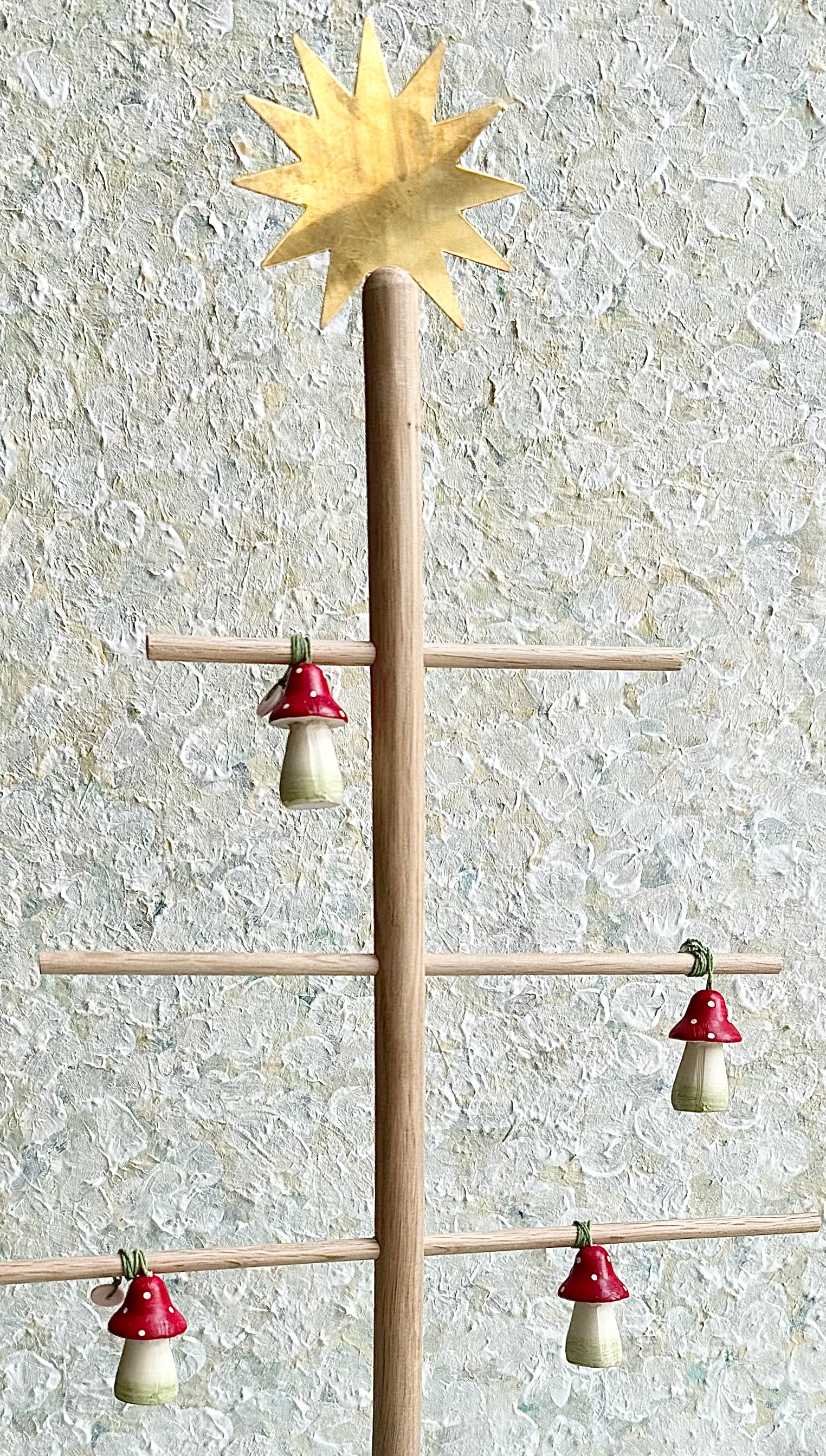 Christmas Ornament Mushroom with Hanger - 2012