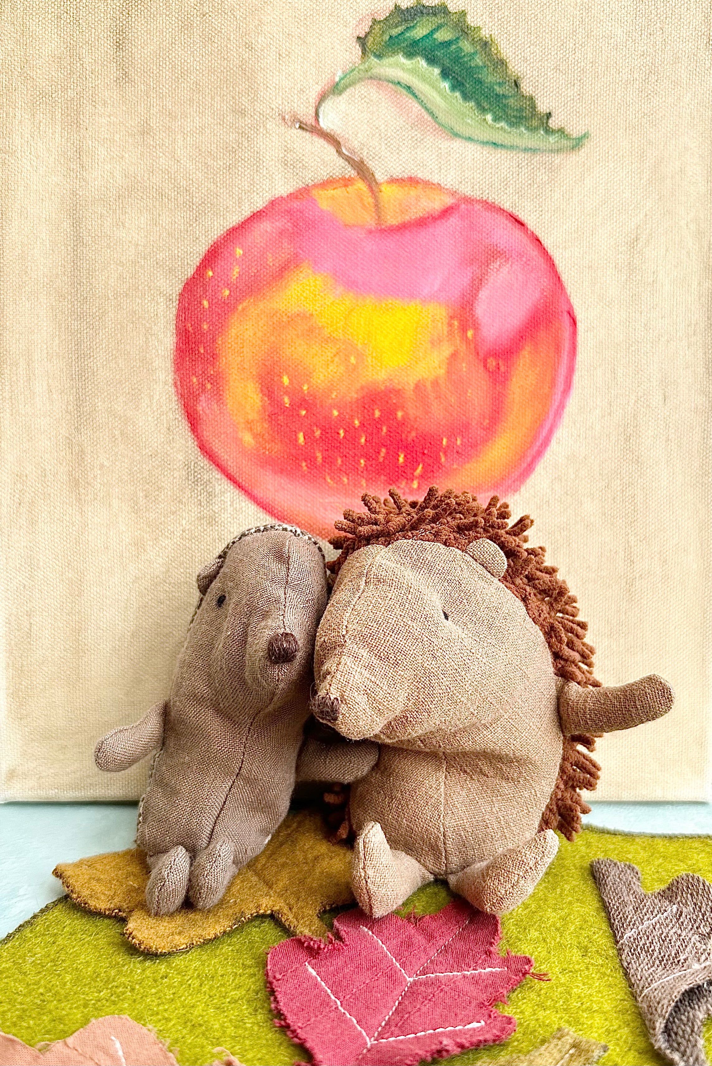 Little Hedgehog in Leaf - 2016