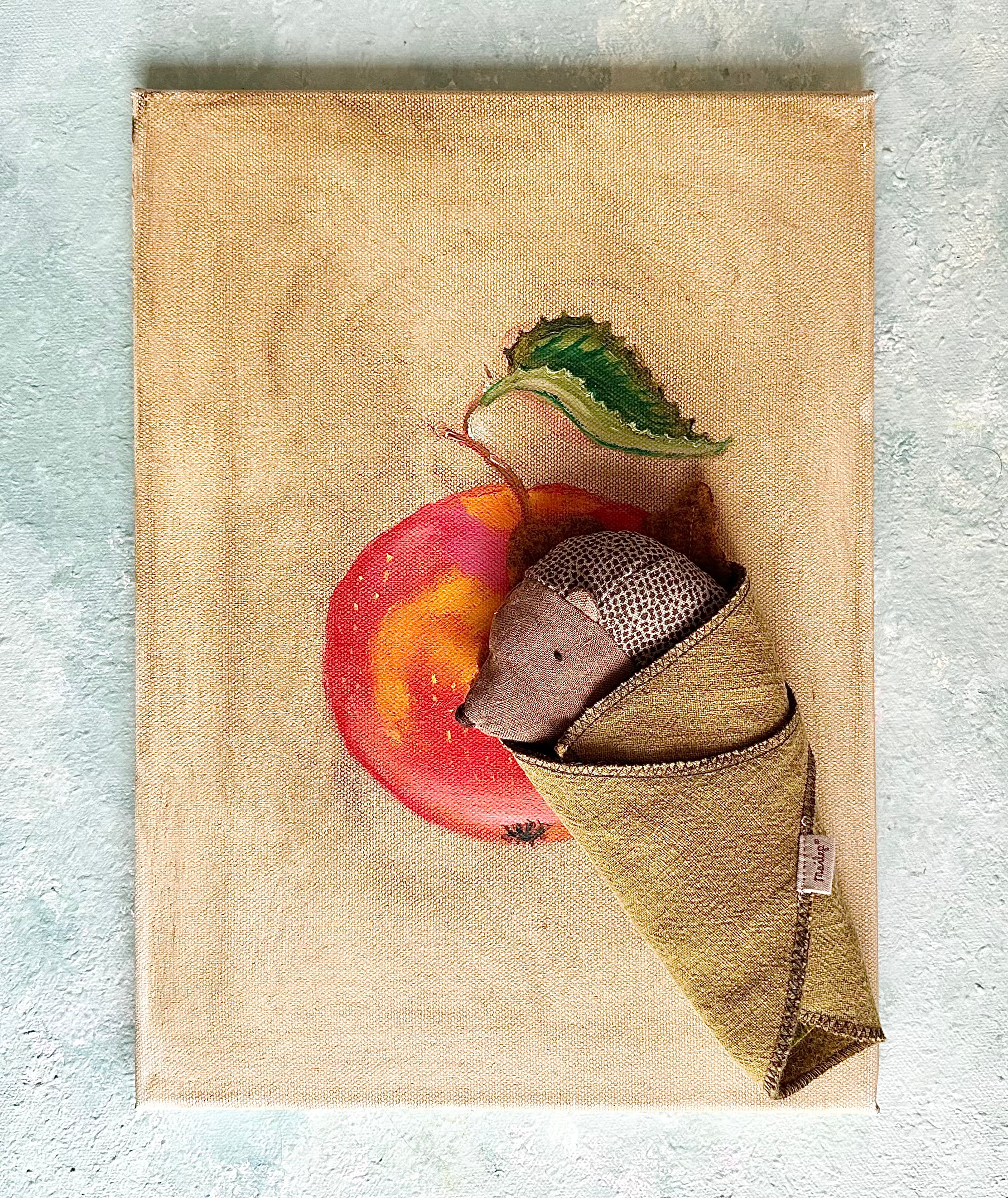 Baby Hedgehog in Leaf - 2016