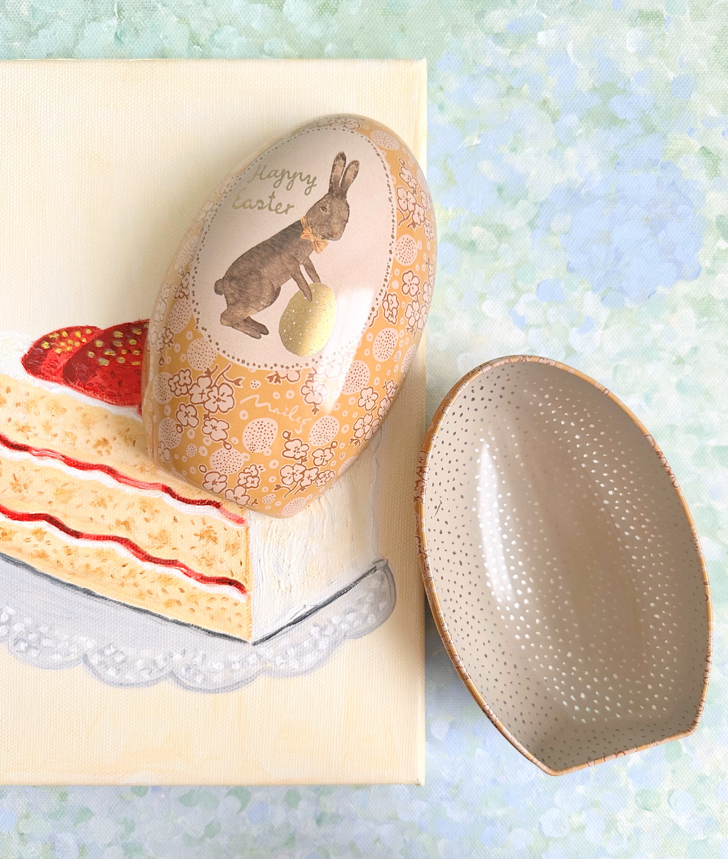 Large Easter Metal Egg - 2017