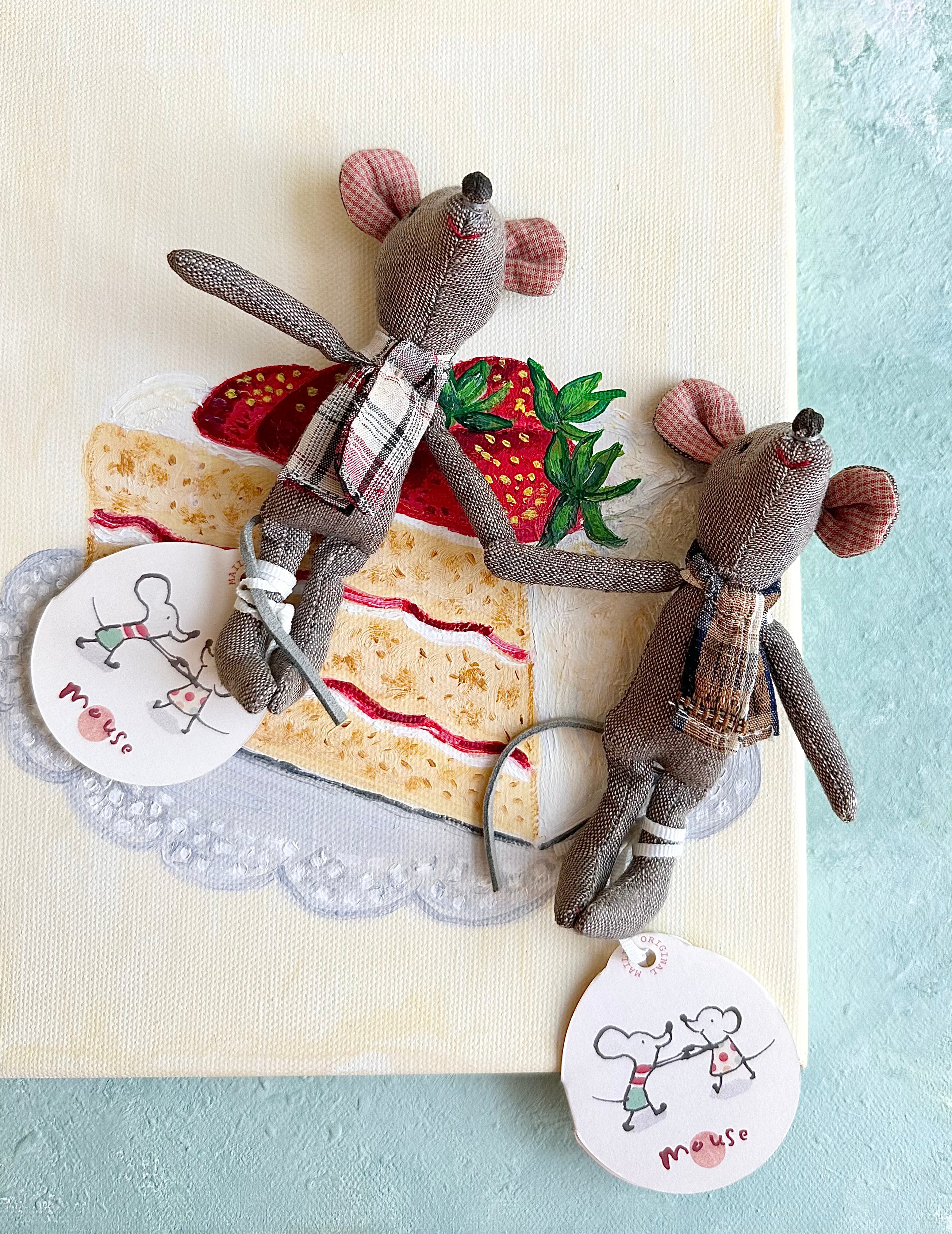 Two Climbing Mice in Tin - 2012