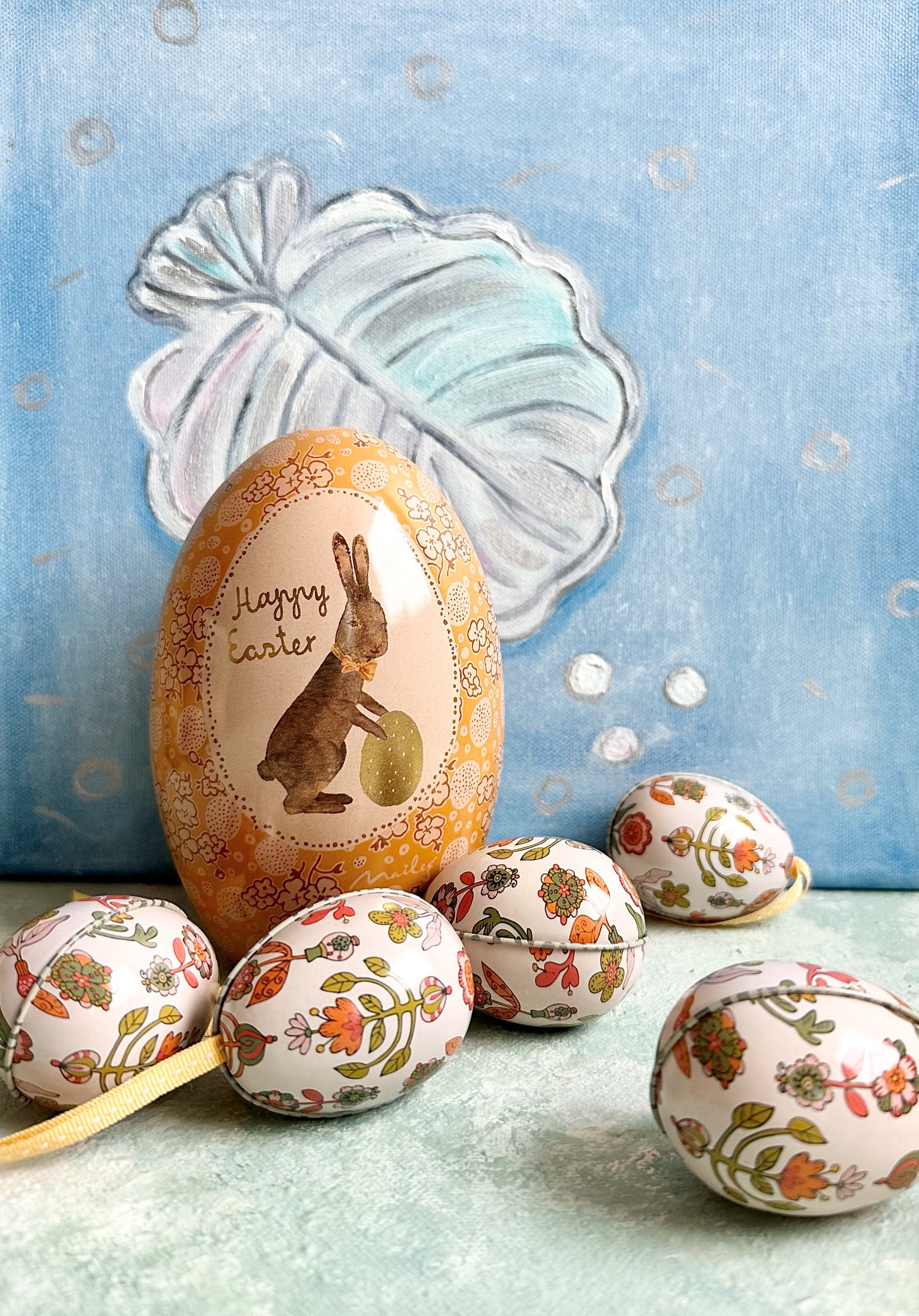 Large Easter Metal Egg - 2017