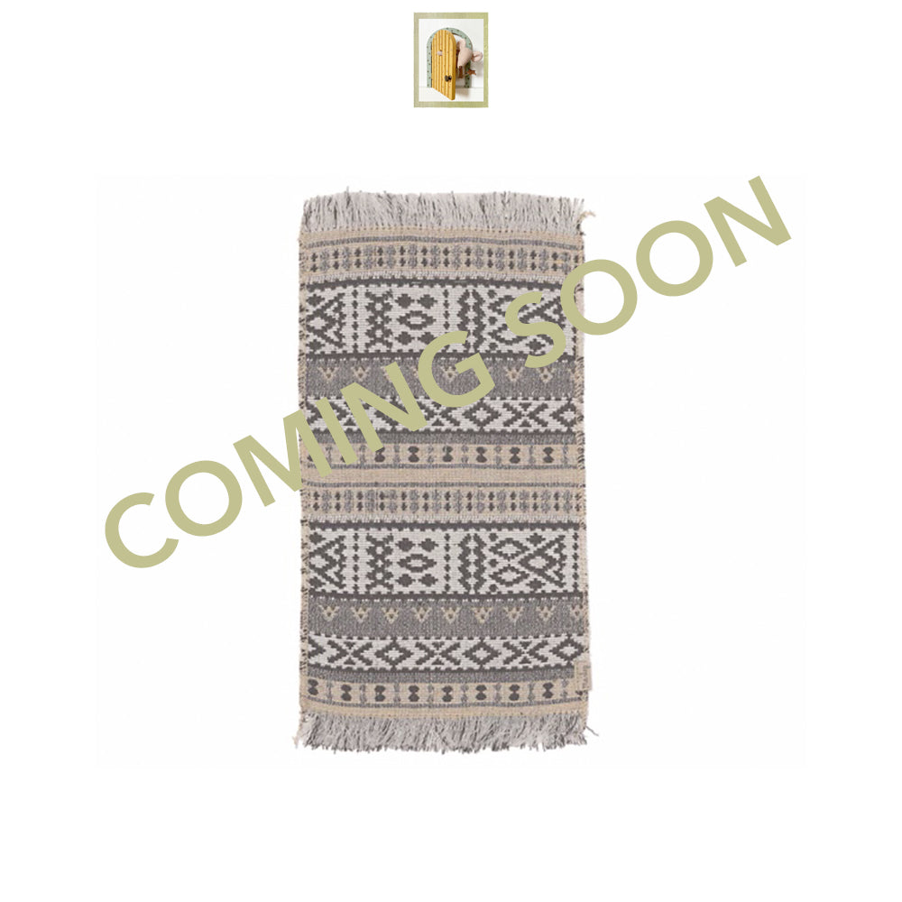 Beige Miniature Rug - 2022
