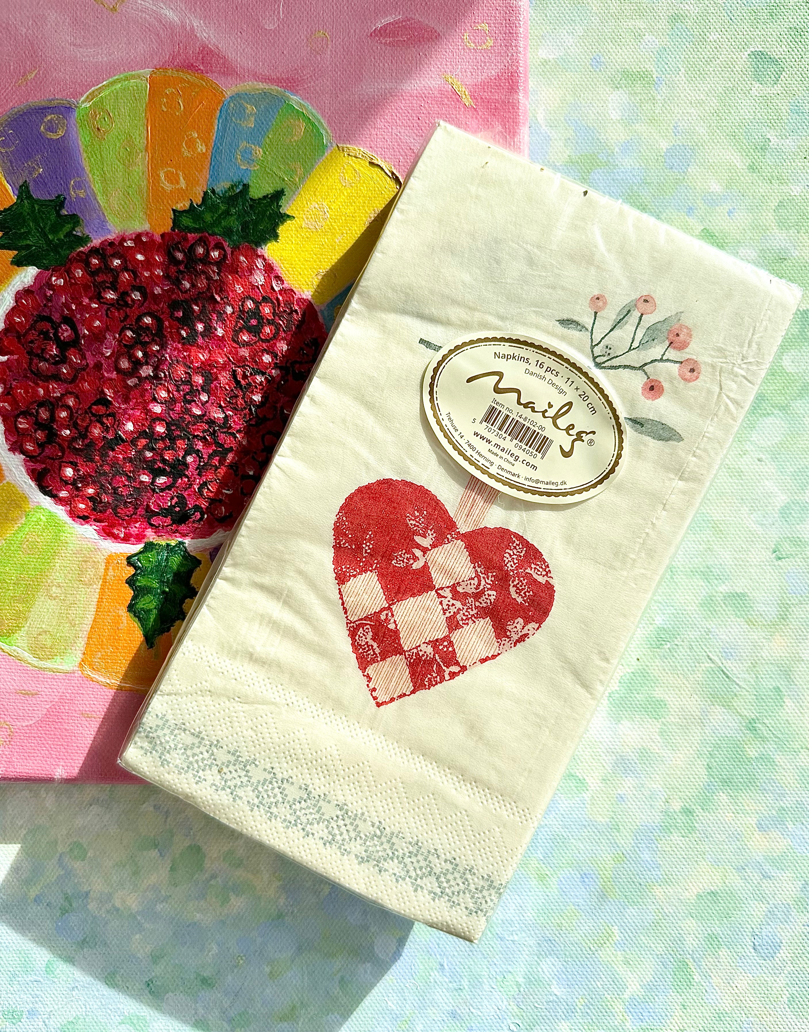 Christmas Napkins: “Heart” - 2012