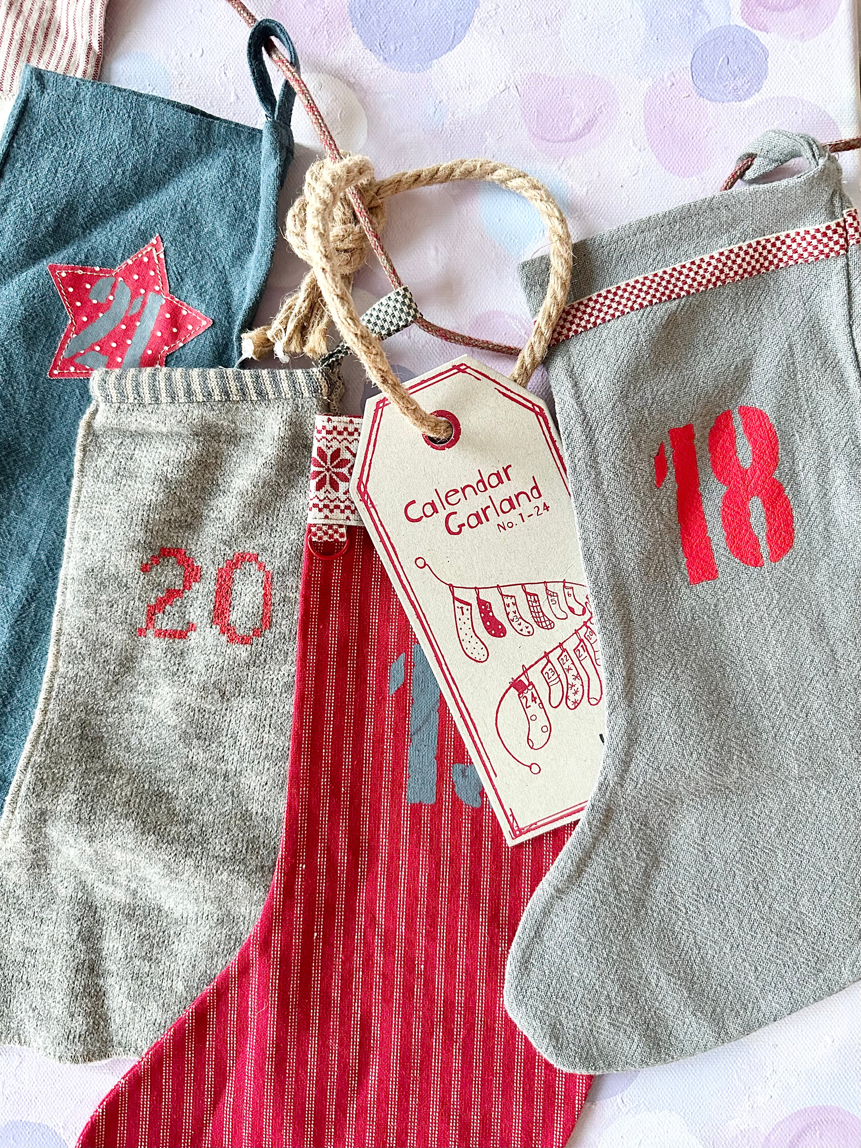 Large Stocking Advent Calendar - 2014