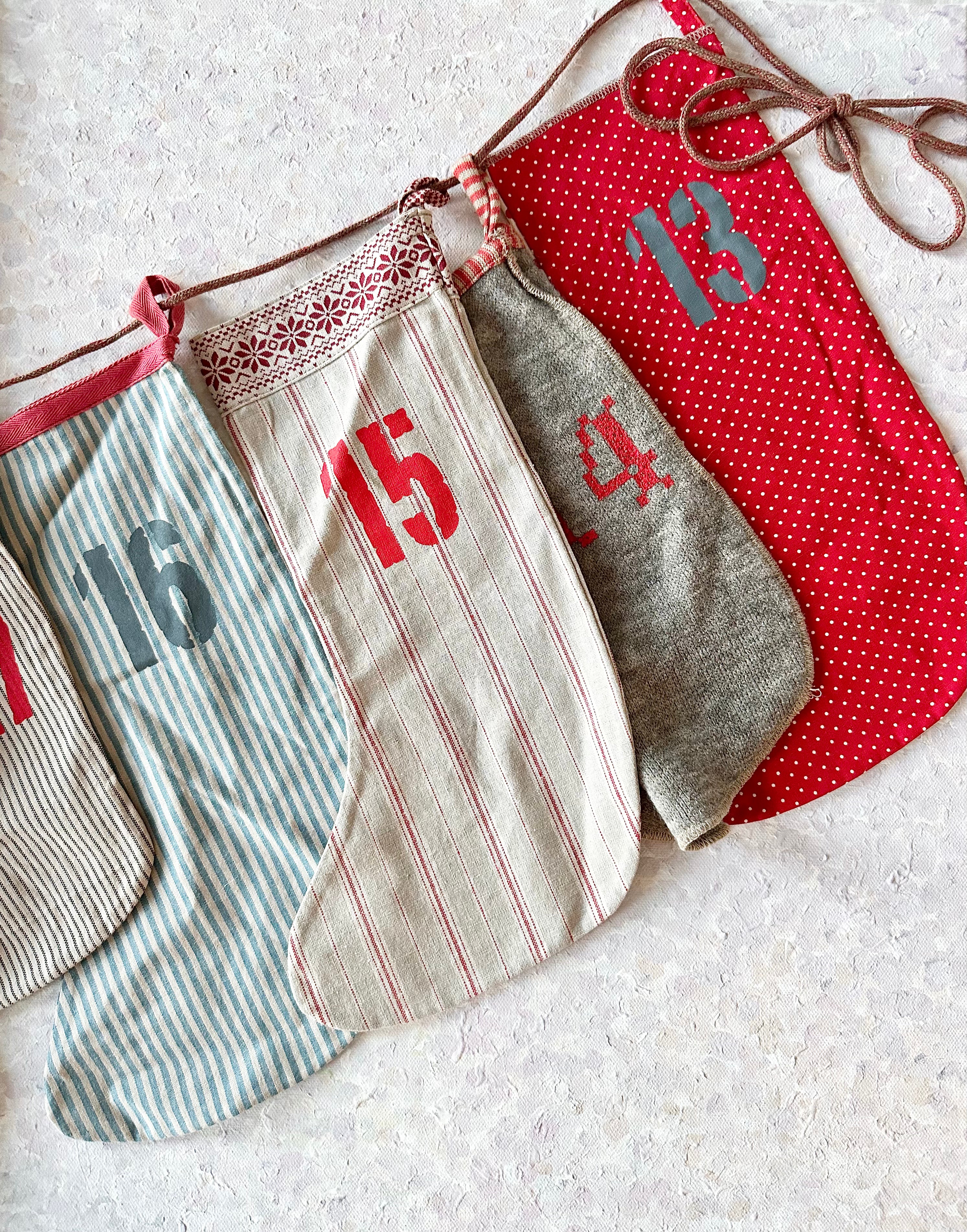 Large Stocking Advent Calendar - 2014