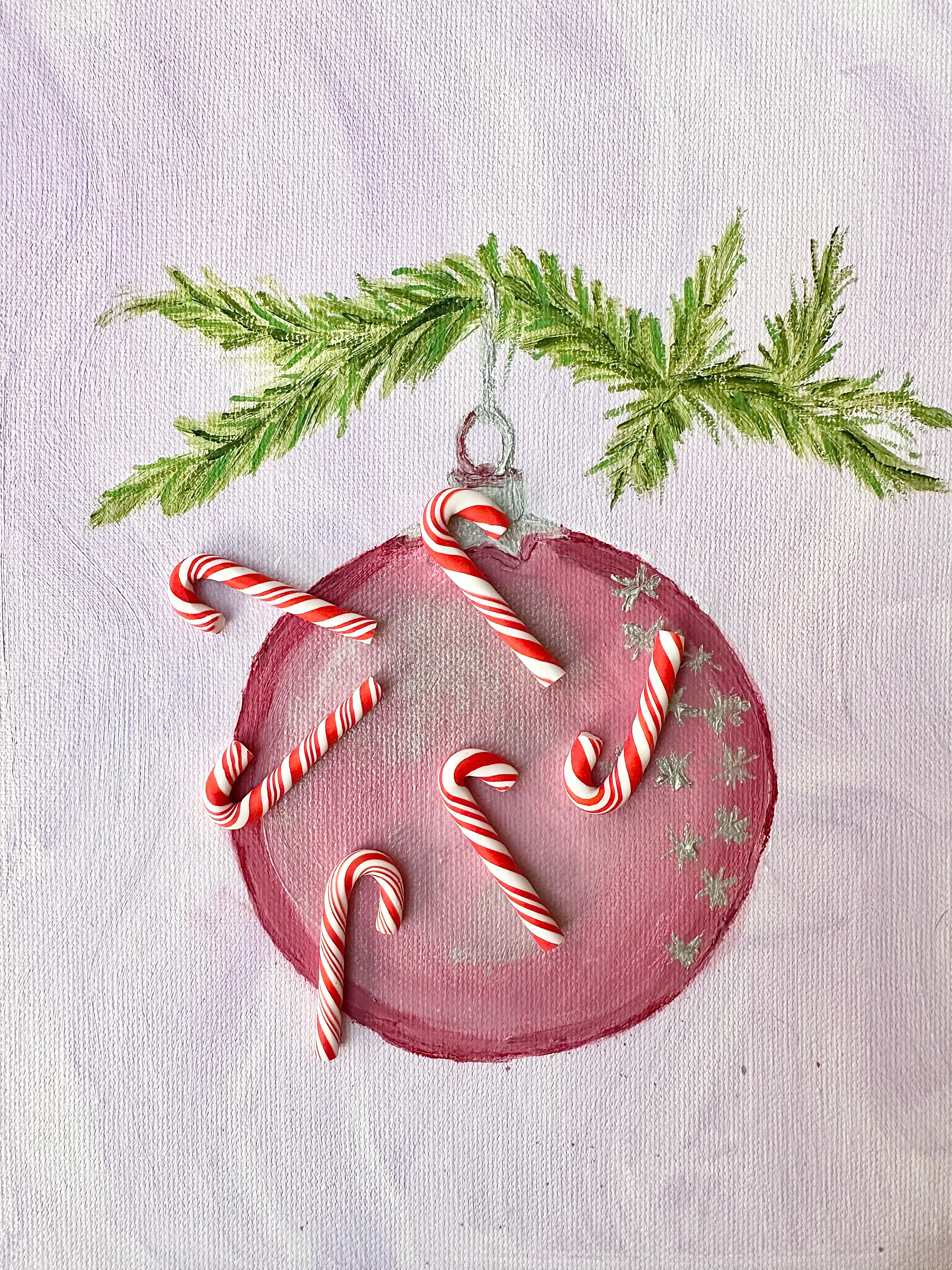 Set of Christmas Candy Canes