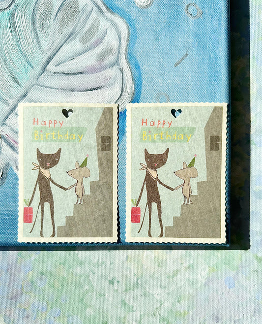 Mini Card "Birthday Cat" - 2013