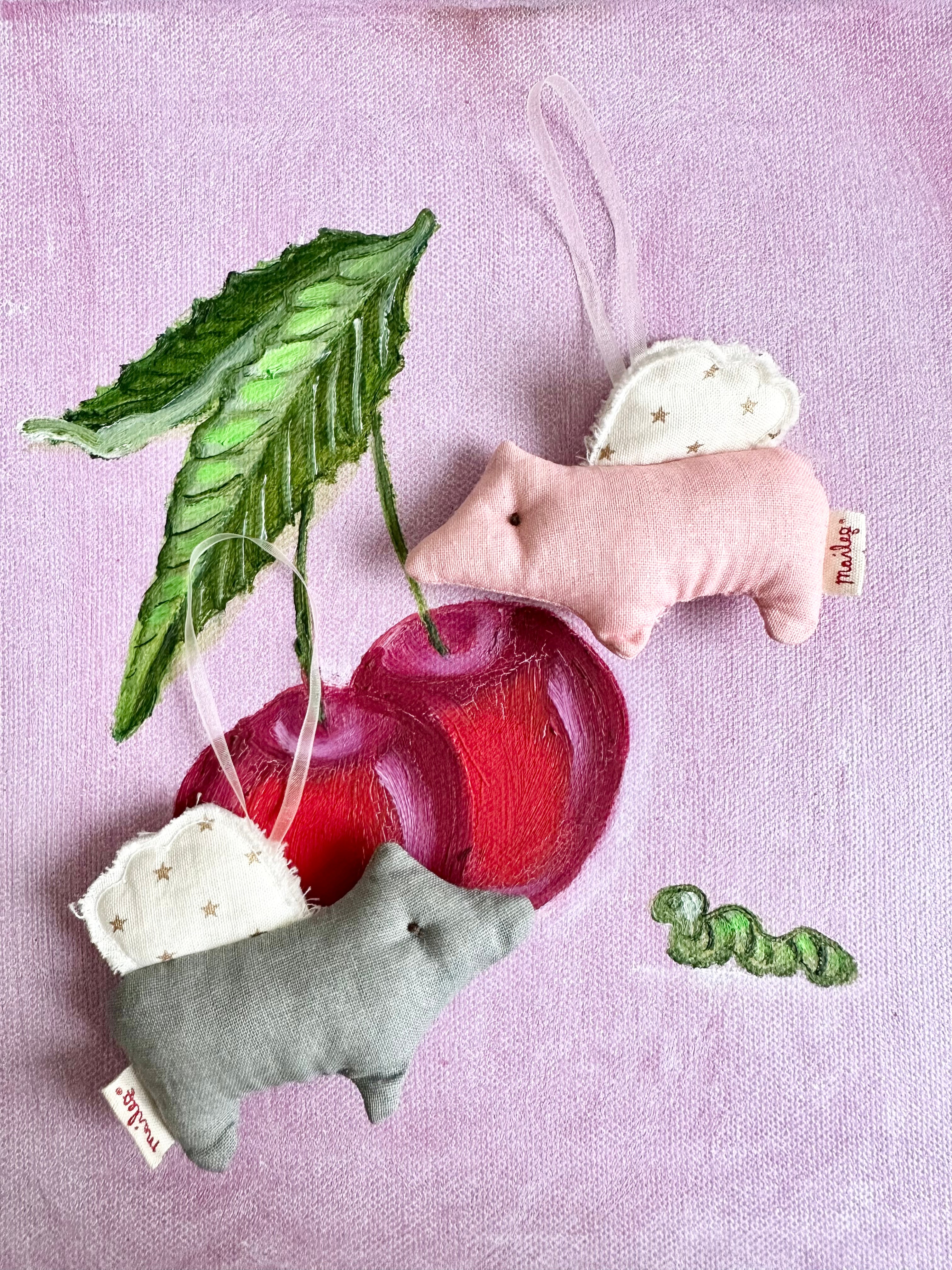 Christmas Ornament Angel Pig - 2012