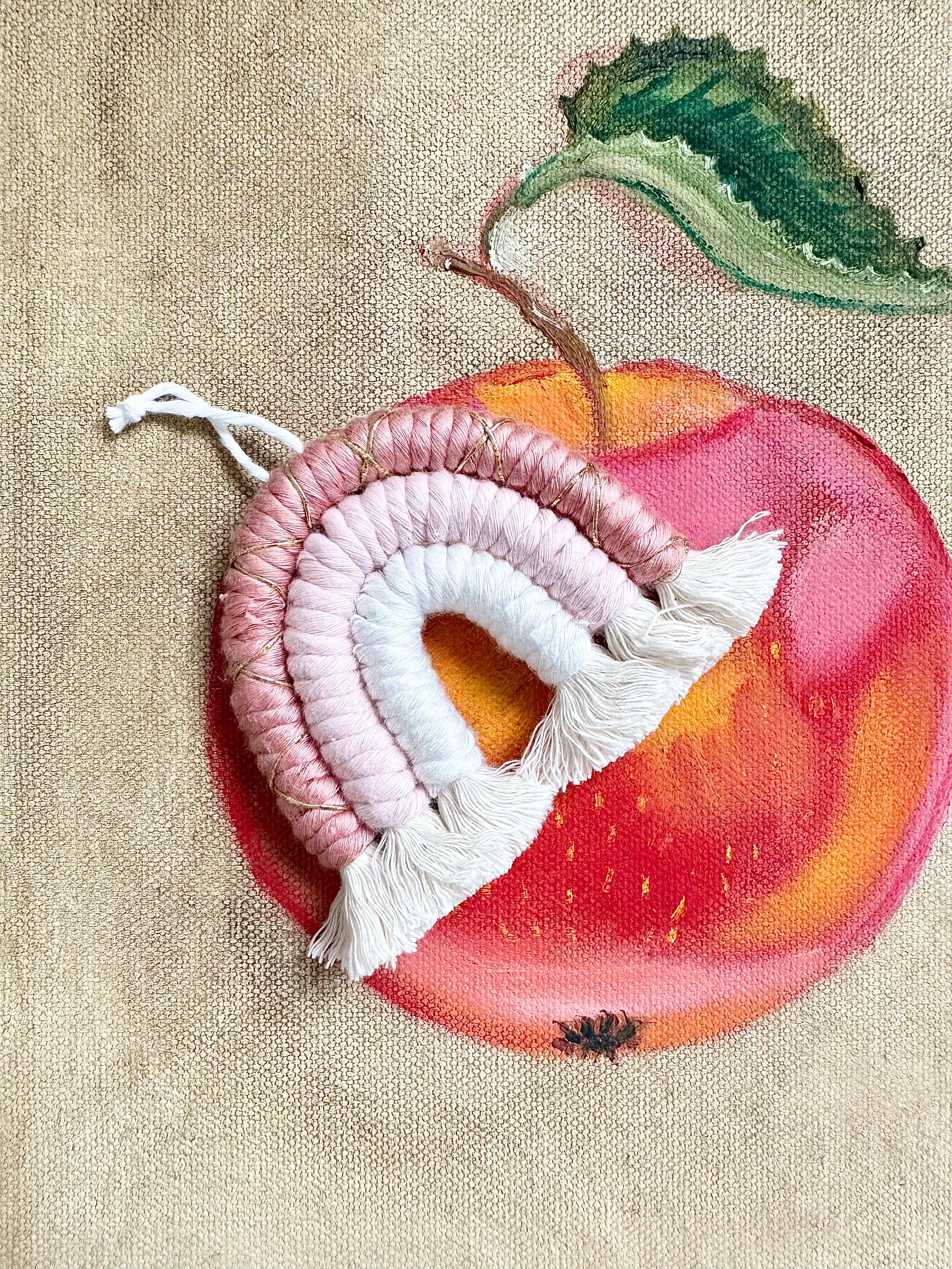 Miniature Macrame Rainbow