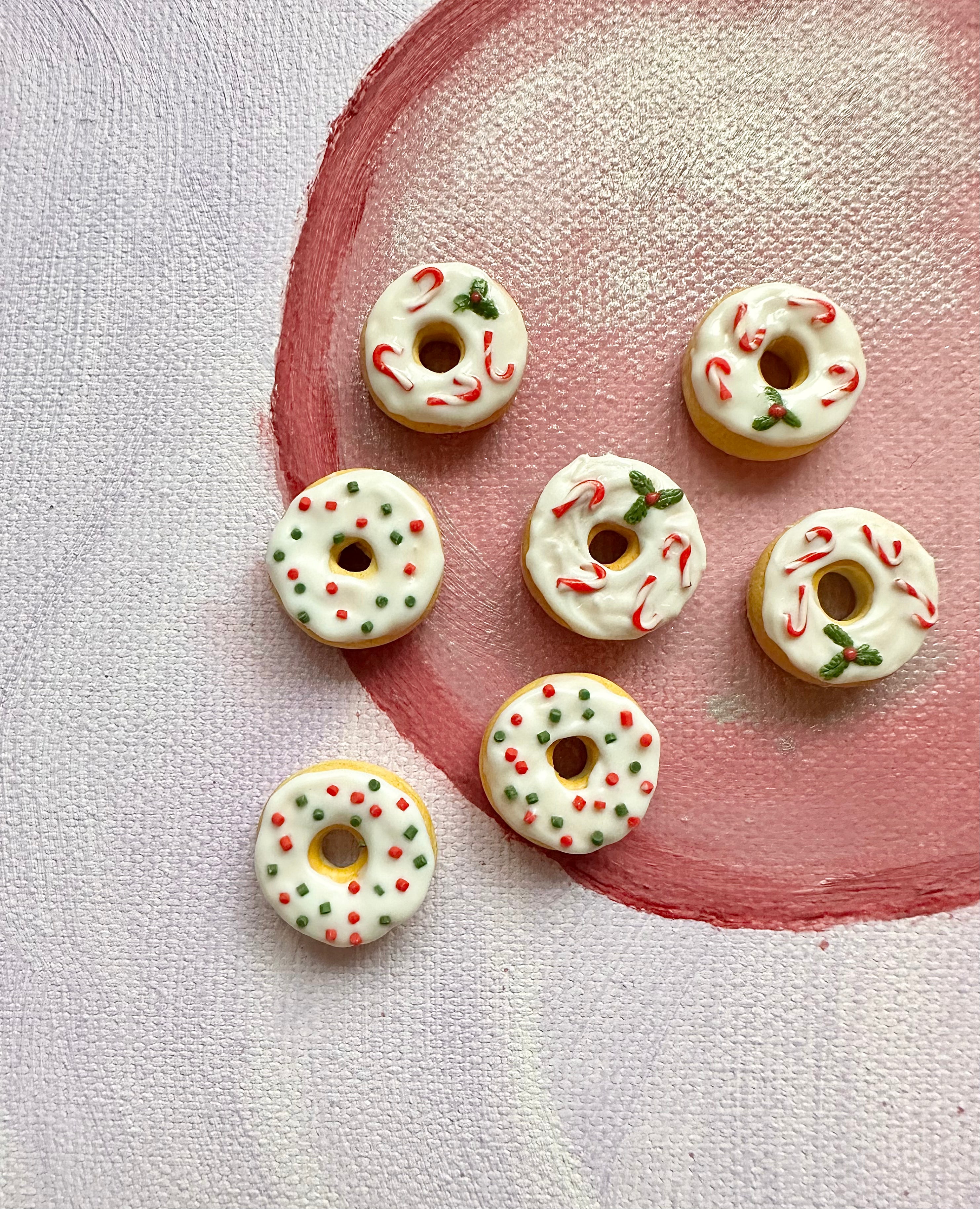 Pair of Christmas Donuts