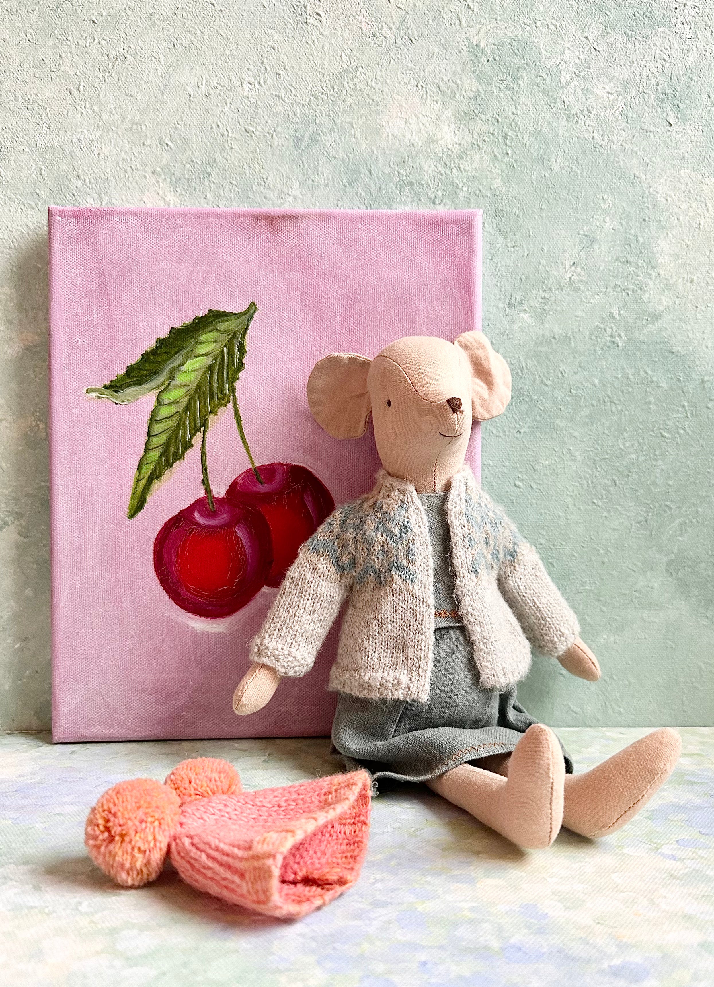 Medium Winter Mouse Girl - 2018