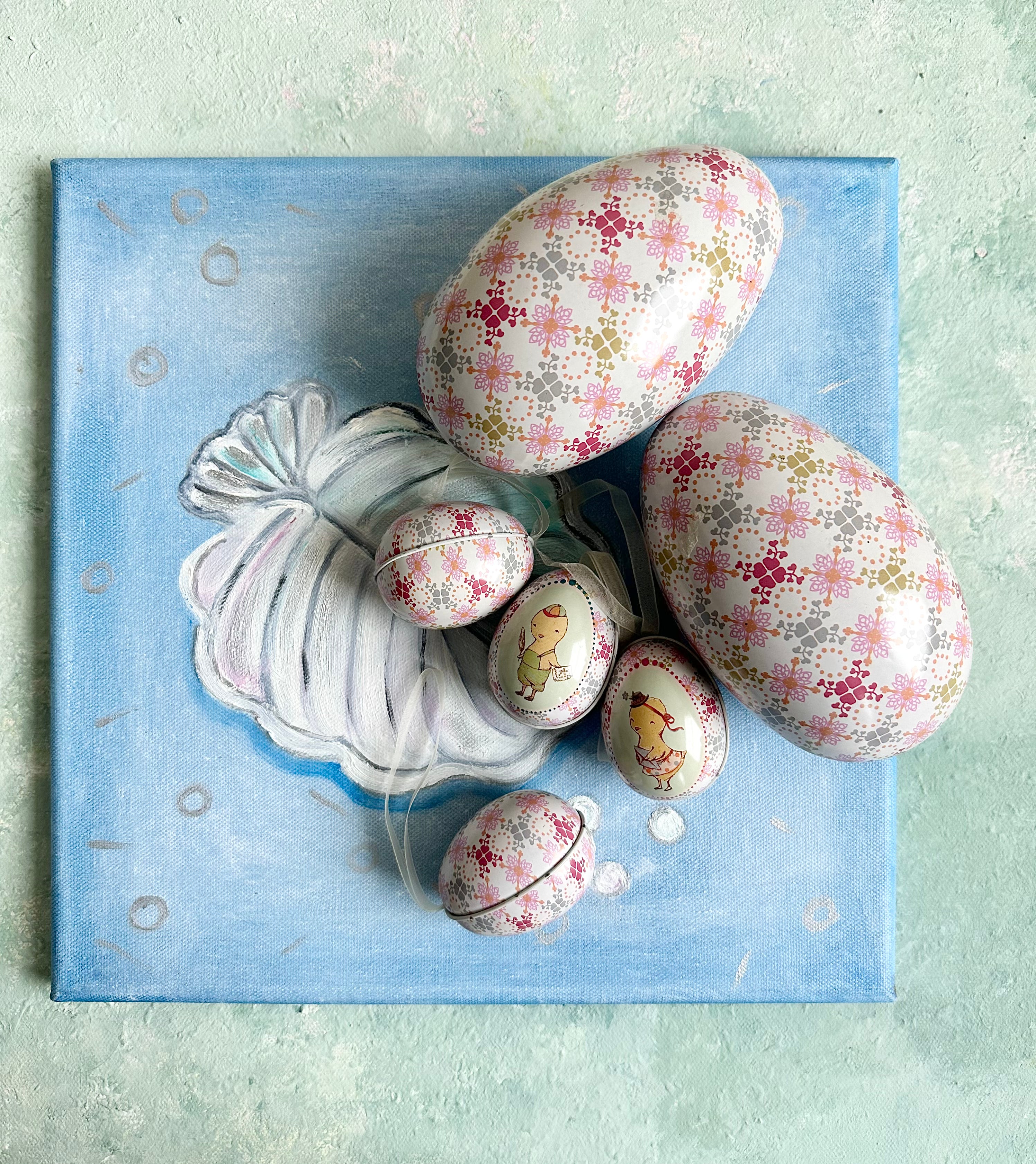 Large Easter Metal Egg - 2011