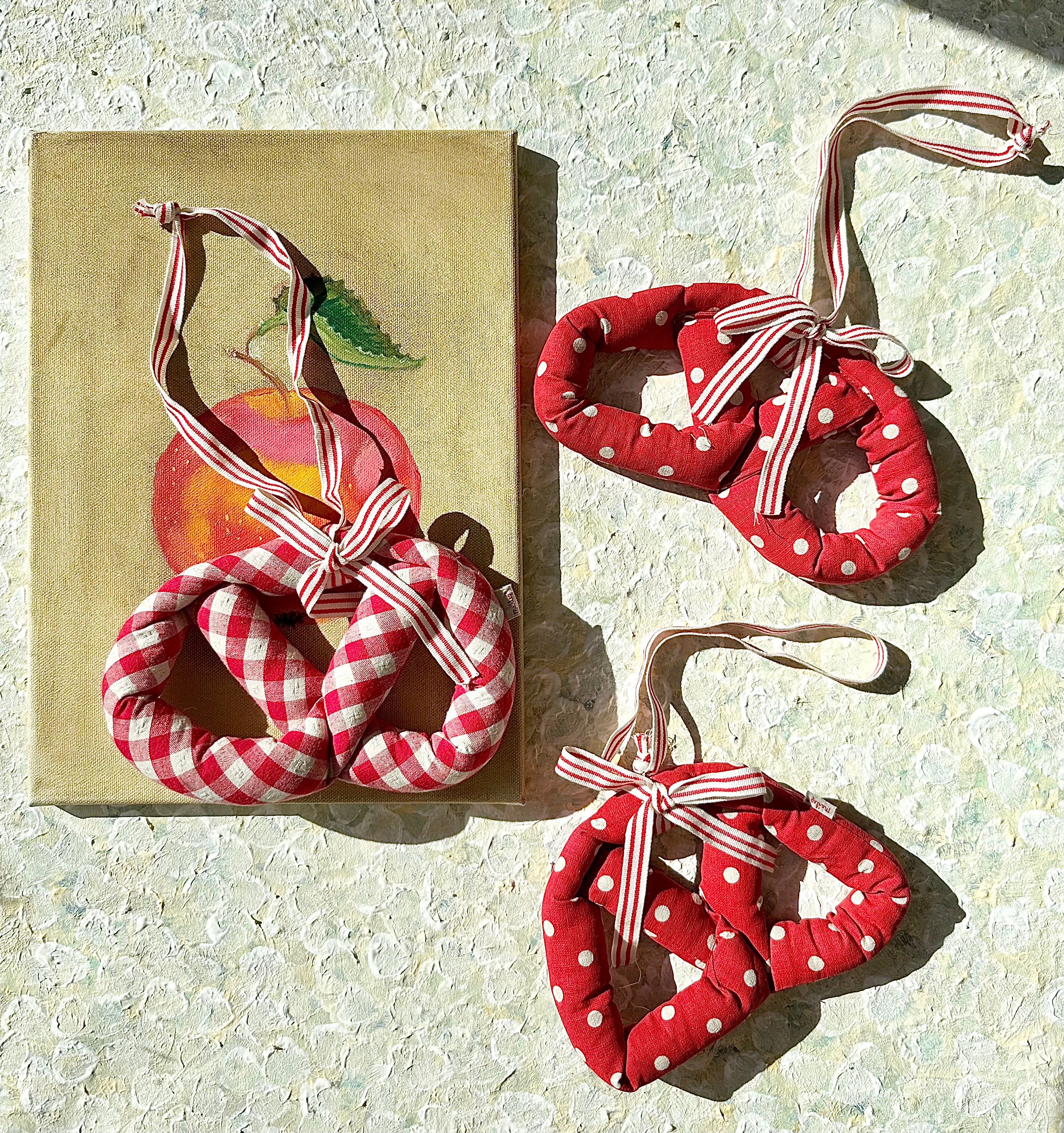 Christmas Ornament Large Pretzel - 2014