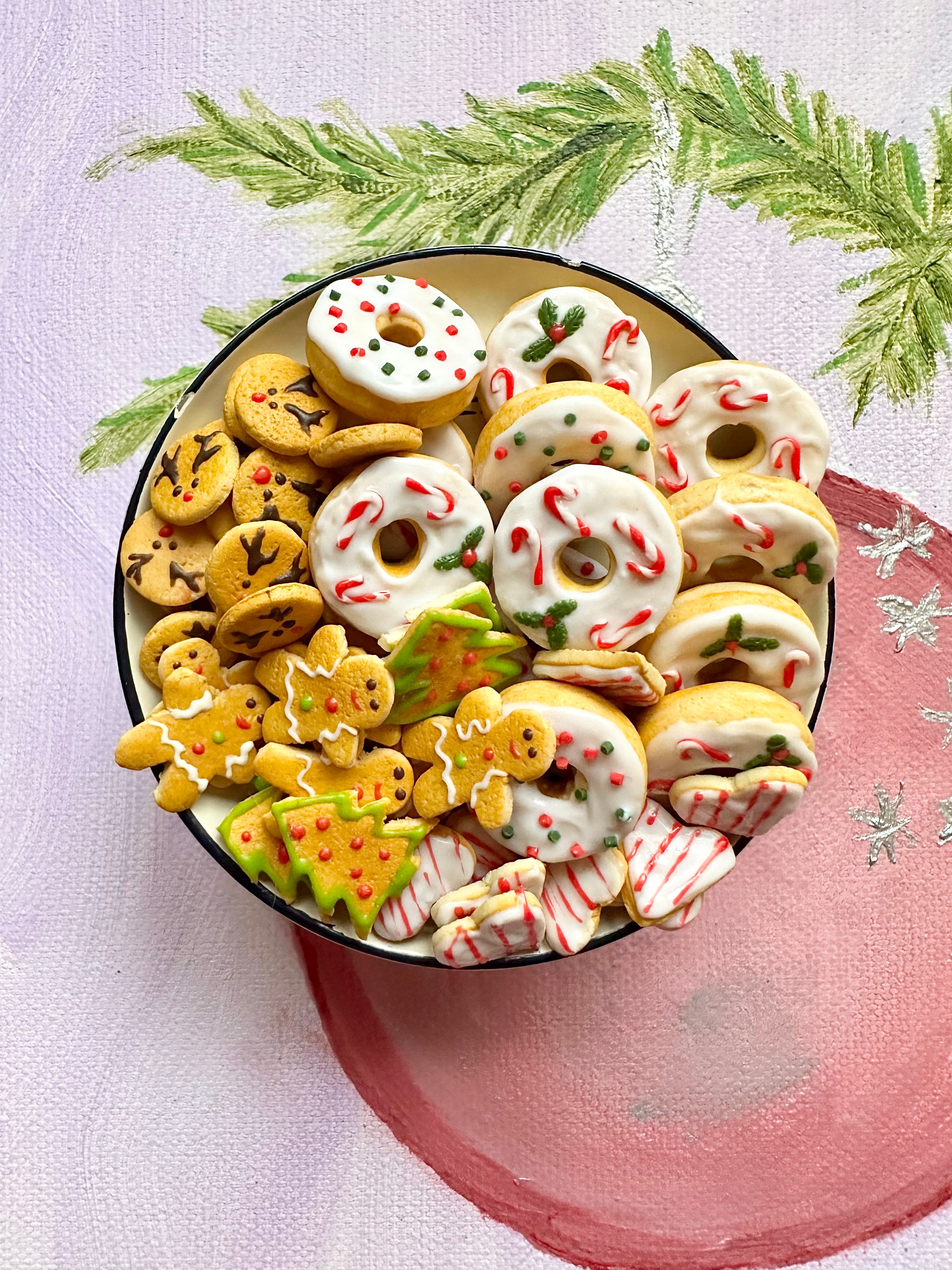 Pair of Christmas Donuts