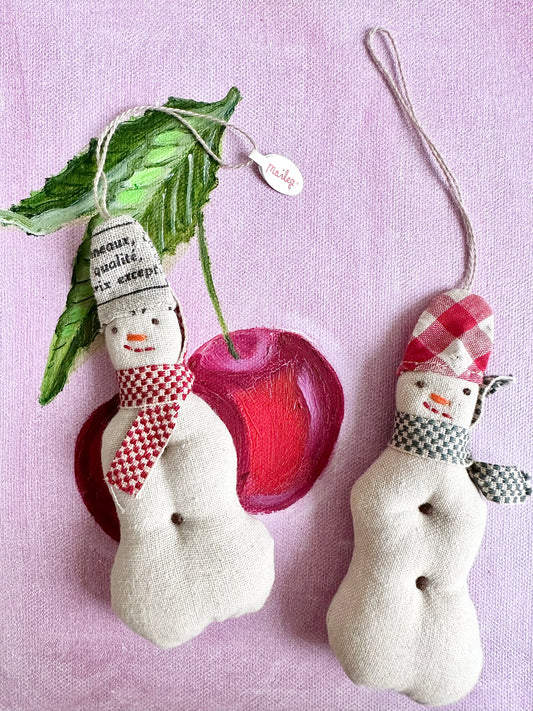 Christmas Ornament Snowman Set - 2012