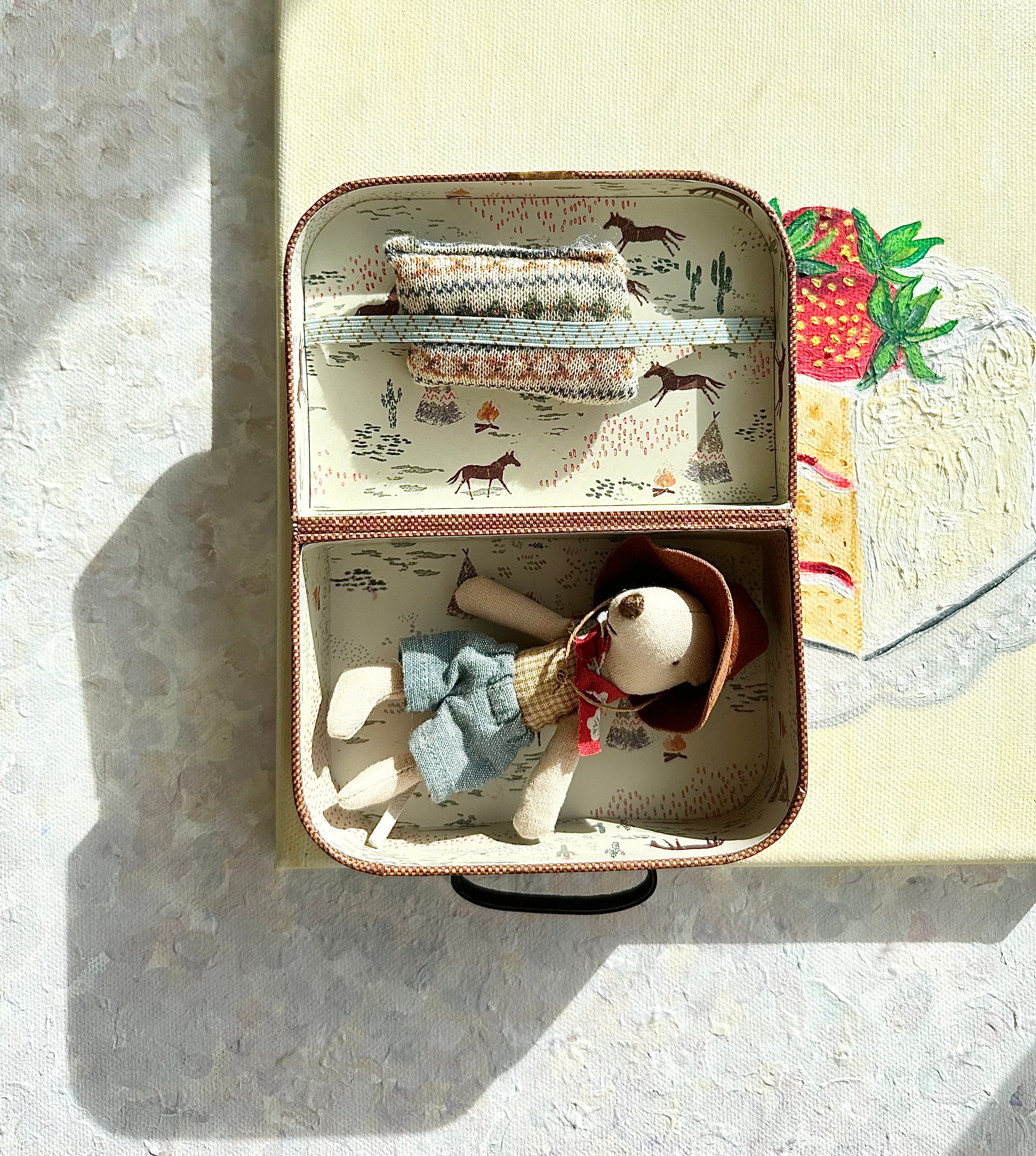 Cowboy Mouse in Suitcase - 2018