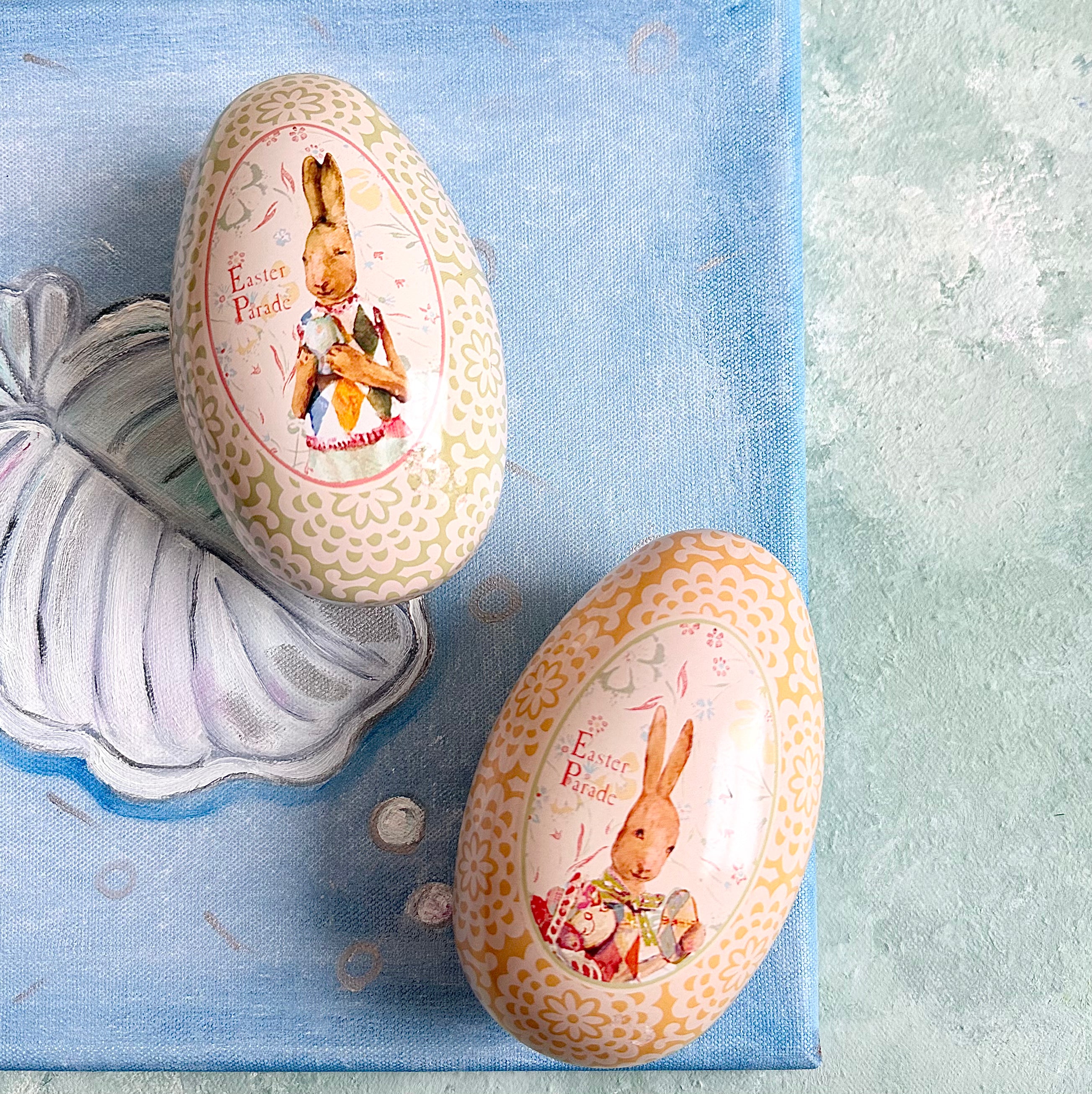 Large Easter Metal Egg - 2012