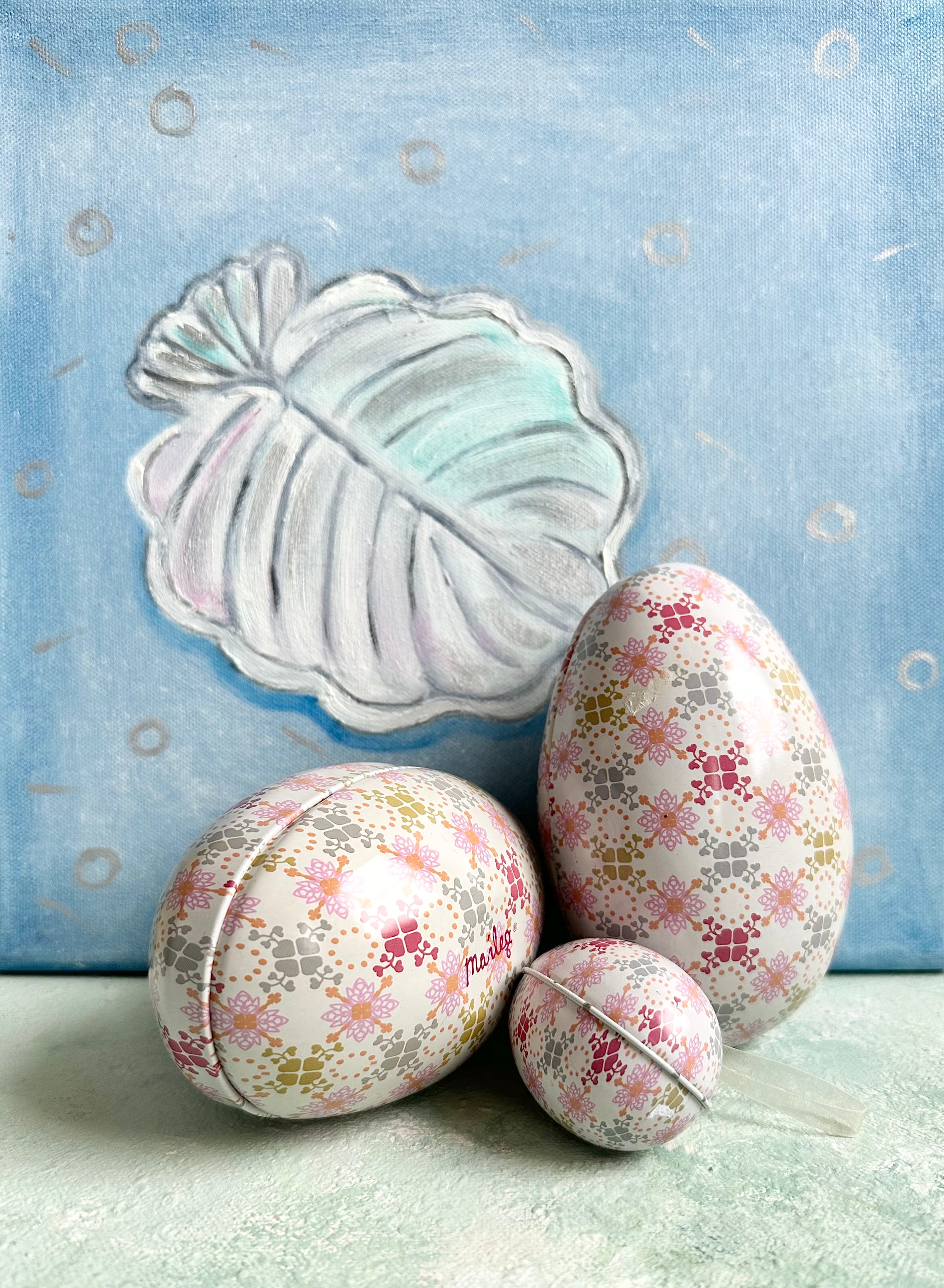 Large Easter Metal Egg - 2011