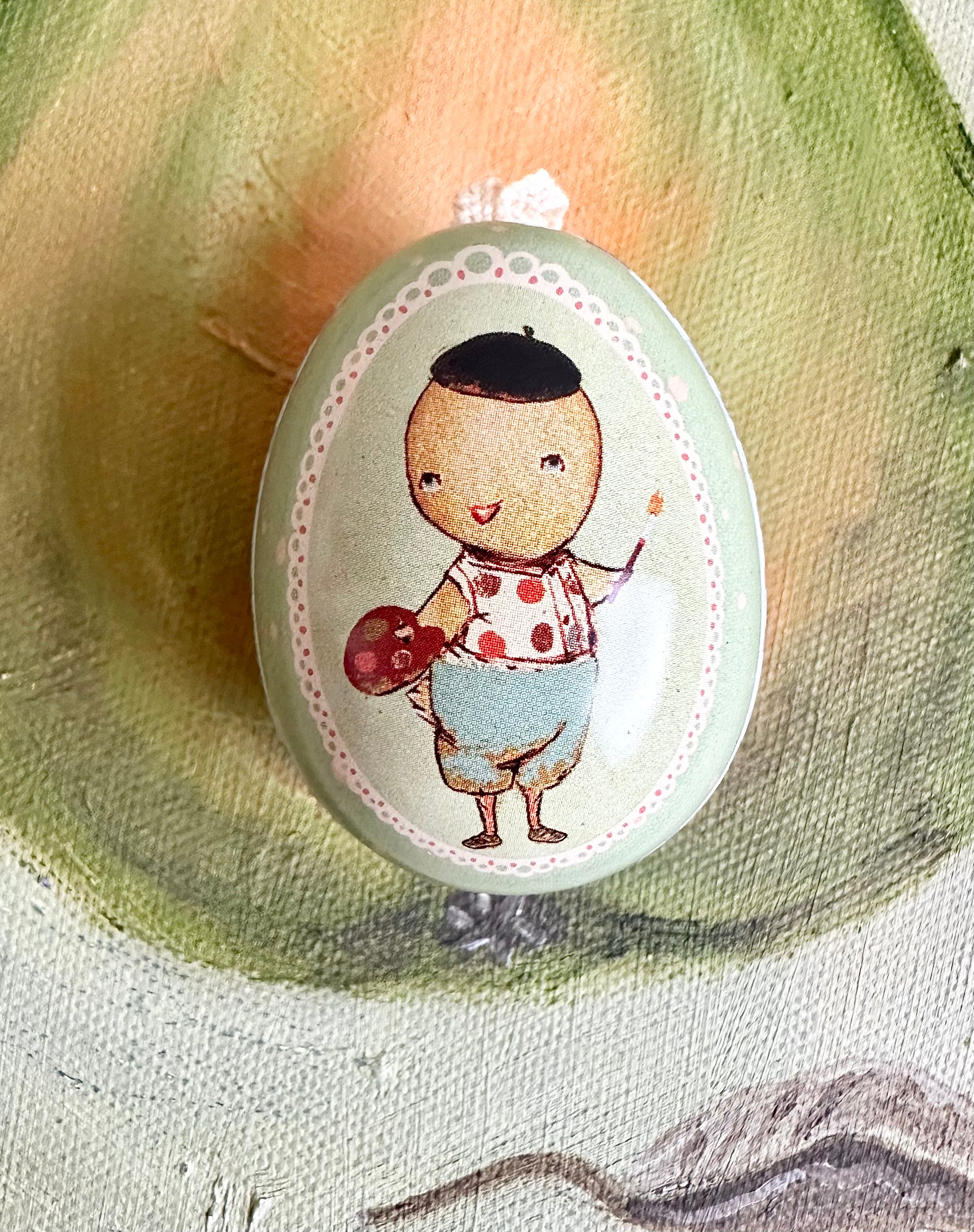 Mini Easter Metal Egg - 2014