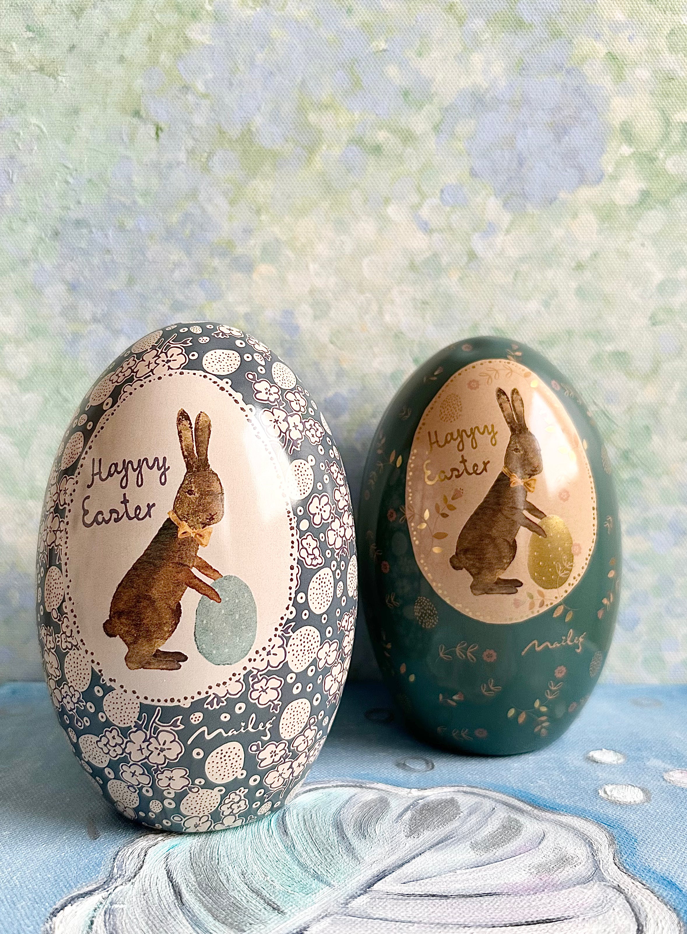 Large Easter Metal Egg - 2019