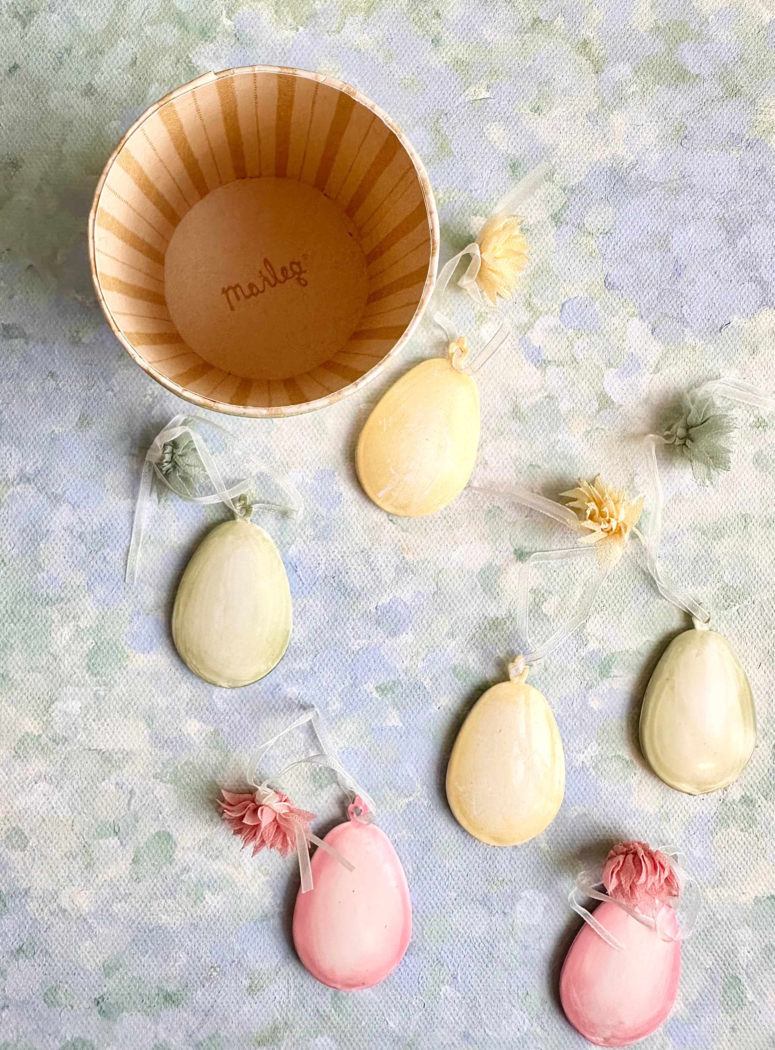 Easter Ornament Eggs in Box - 2017