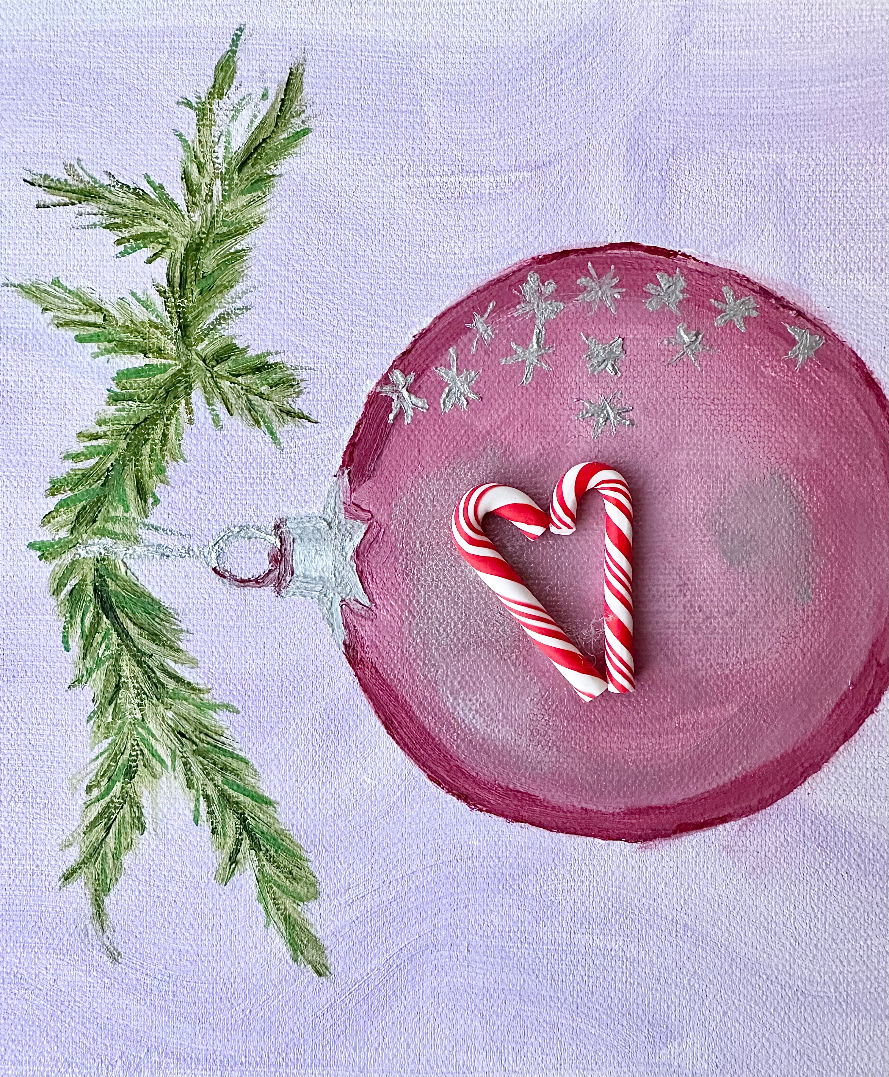 Set of Christmas Candy Canes