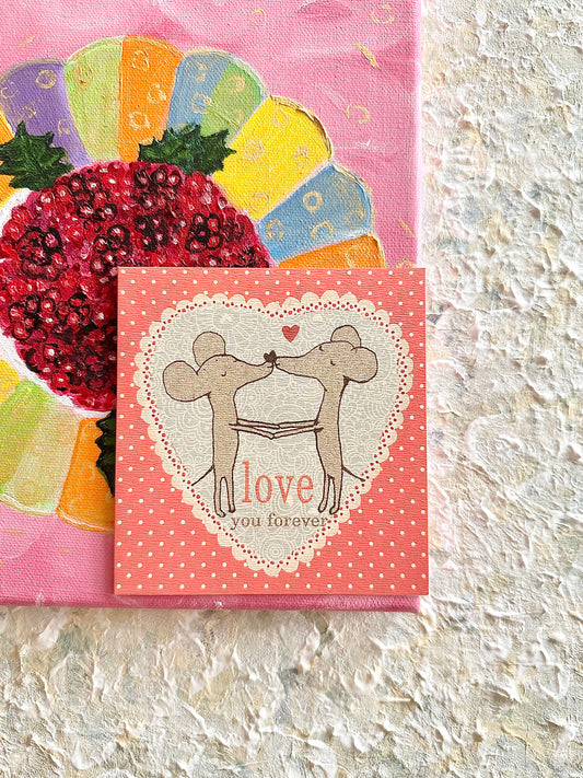 Double Card “Love Forever Mouse” - 2013