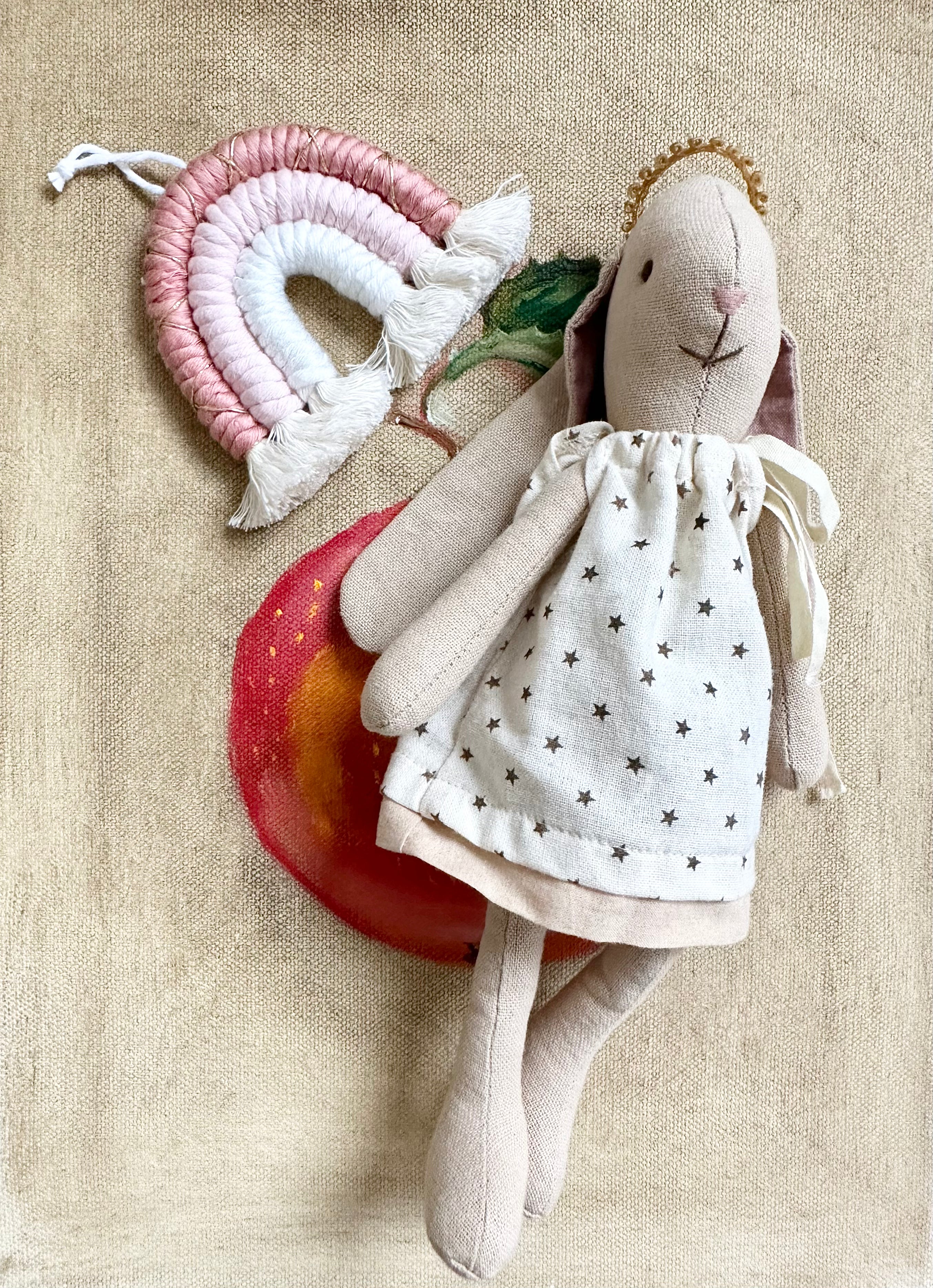 Miniature Macrame Rainbow