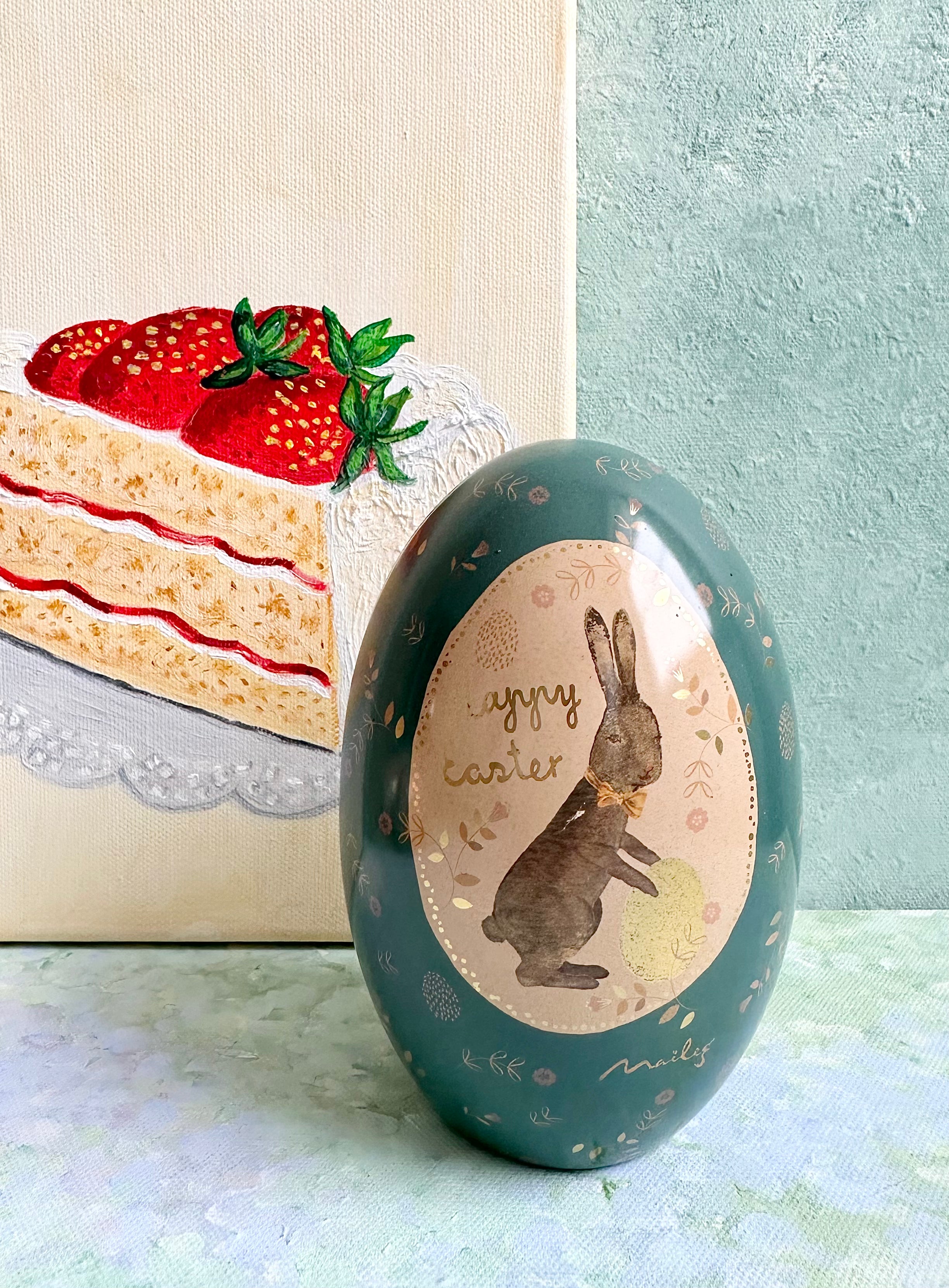 Large Easter Metal Egg - 2017